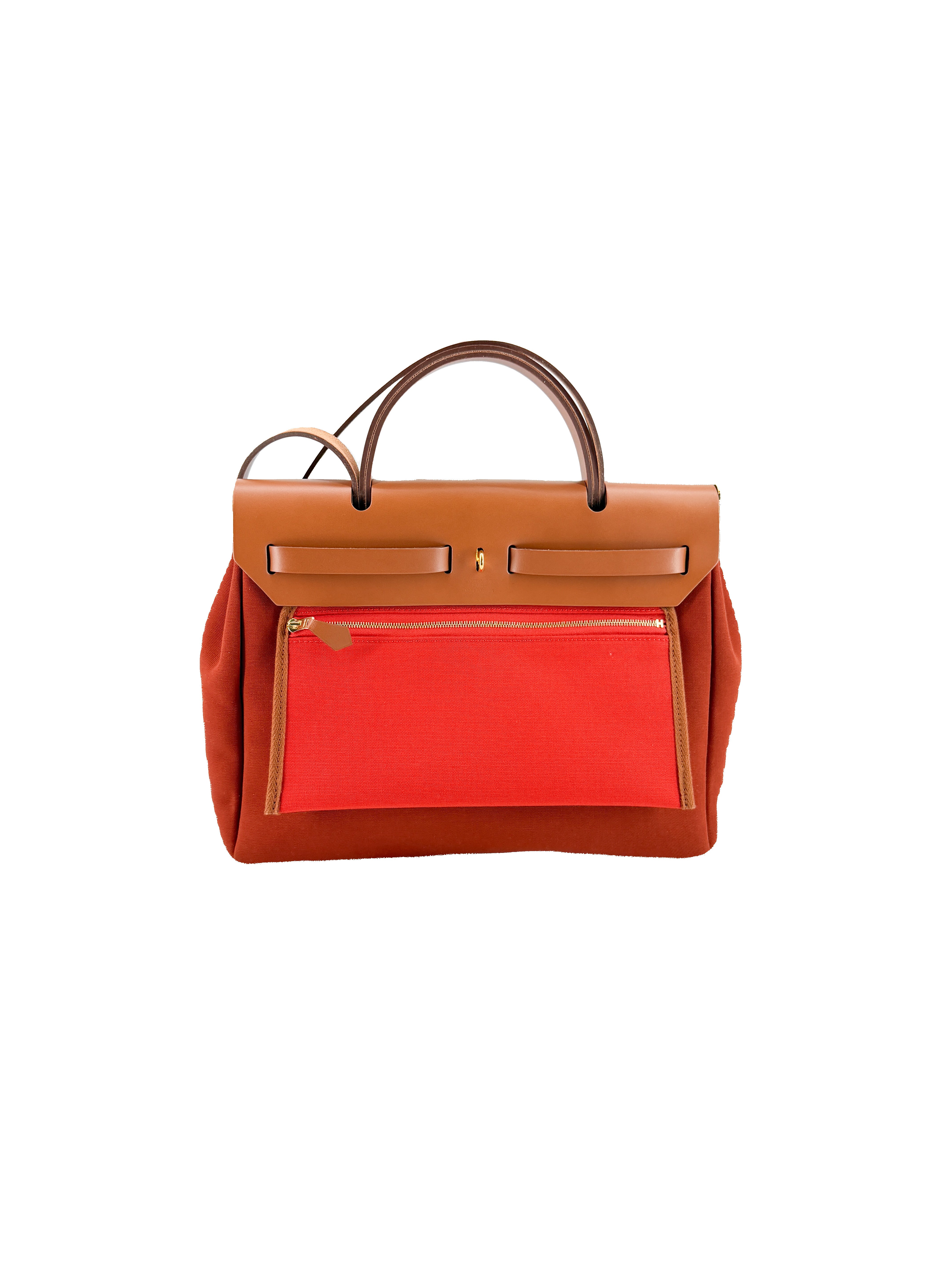 Hermès Herbag Zip 31 Rust U TS 011 AU