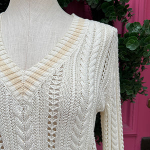 Lauren Ralph Lauren cream sweater size S