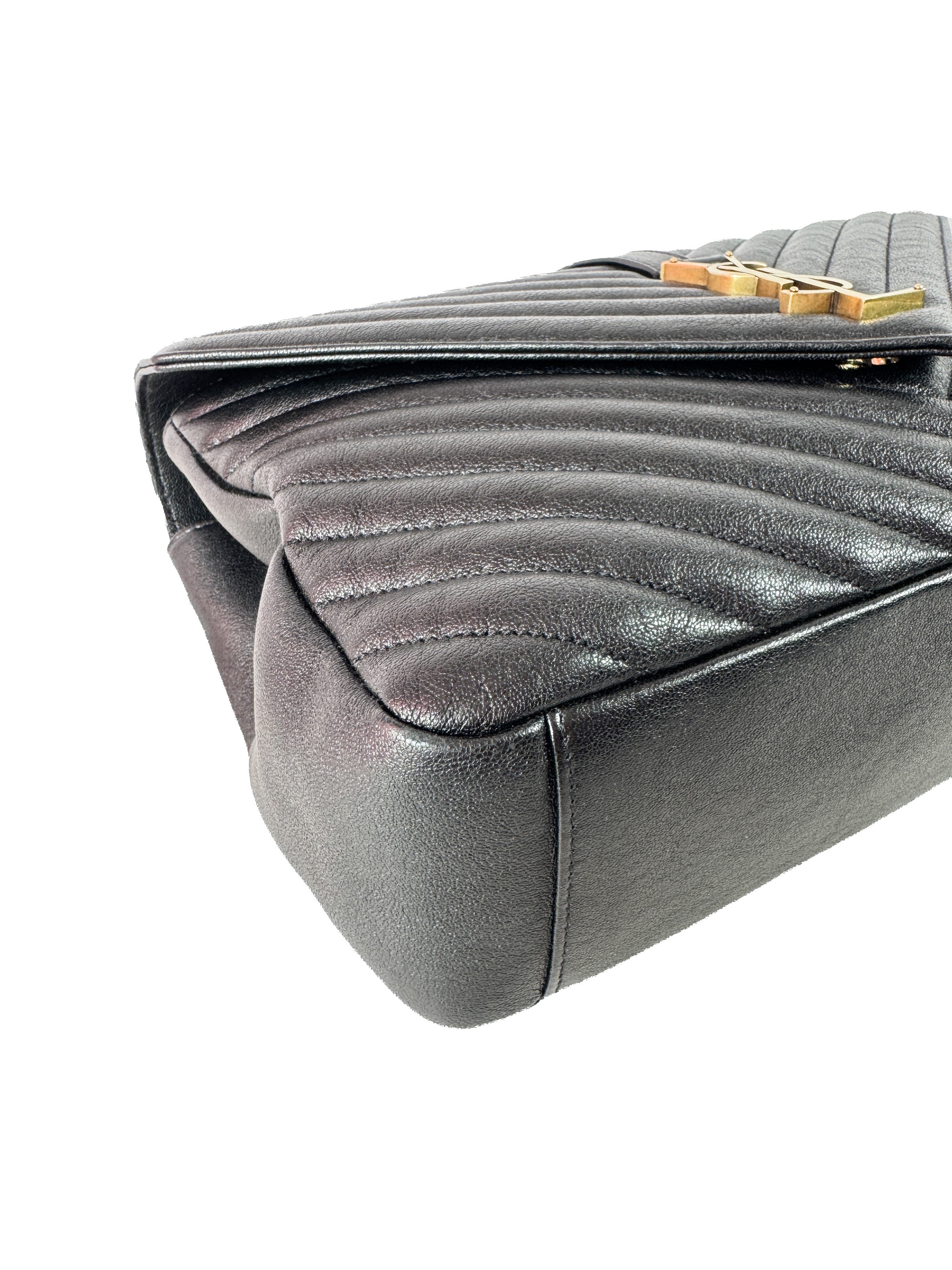 Saint Laurent black large College bag TCT600278-0522