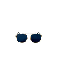 Fendi gold tone/teal aviator sunglasses UBZ14A56PO