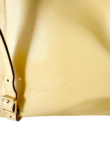 Gucci yellow leather vintage Bamboo backpack 003-58-0016