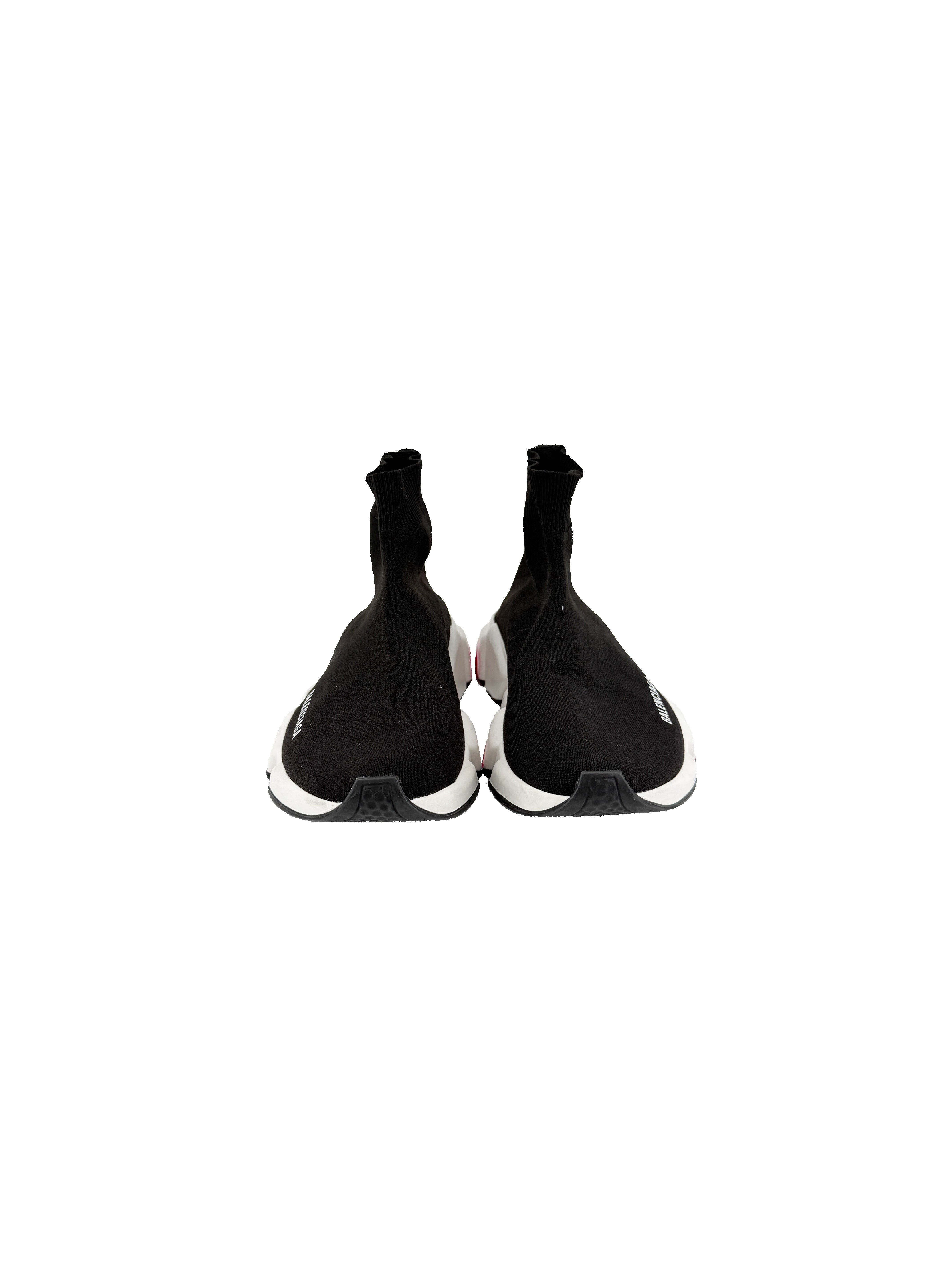 Balenciaga black pink speed trainers size 39 BOX