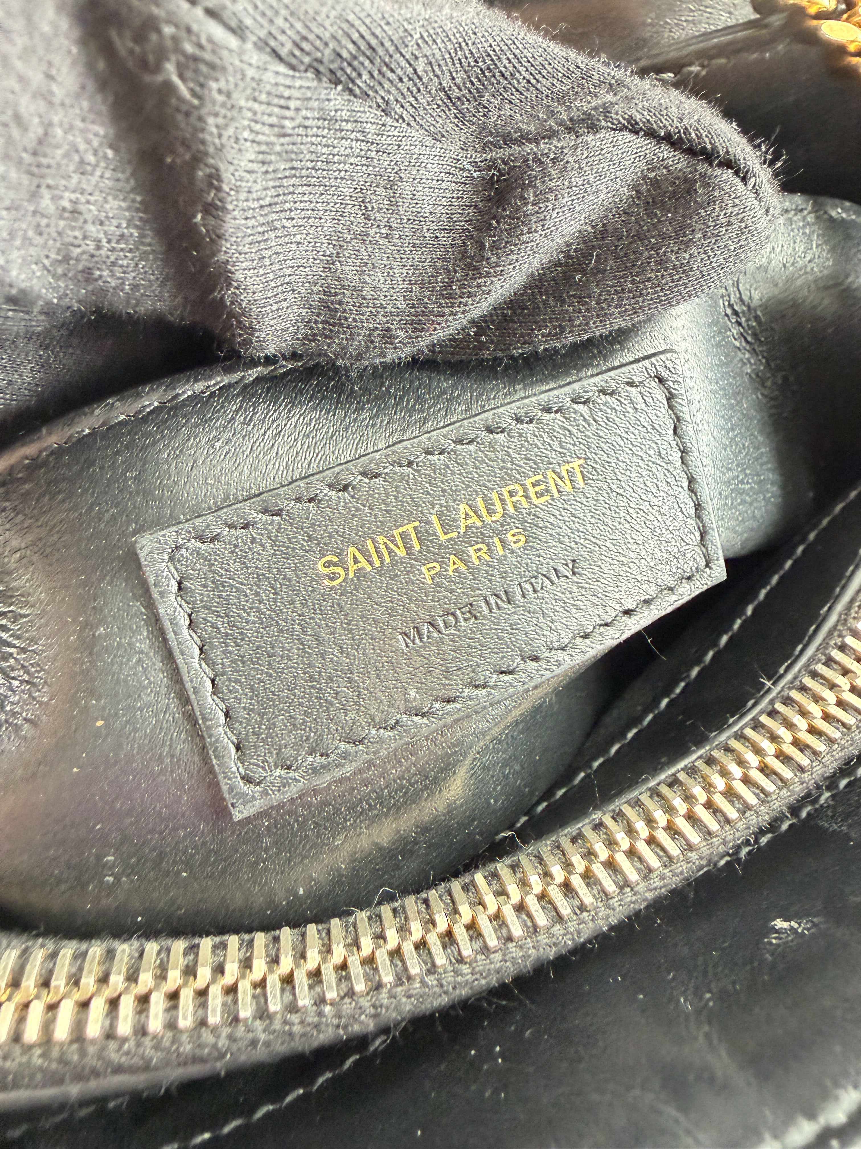 Saint Laurent black leather Loulou small shoulder bagVTM494699-0222