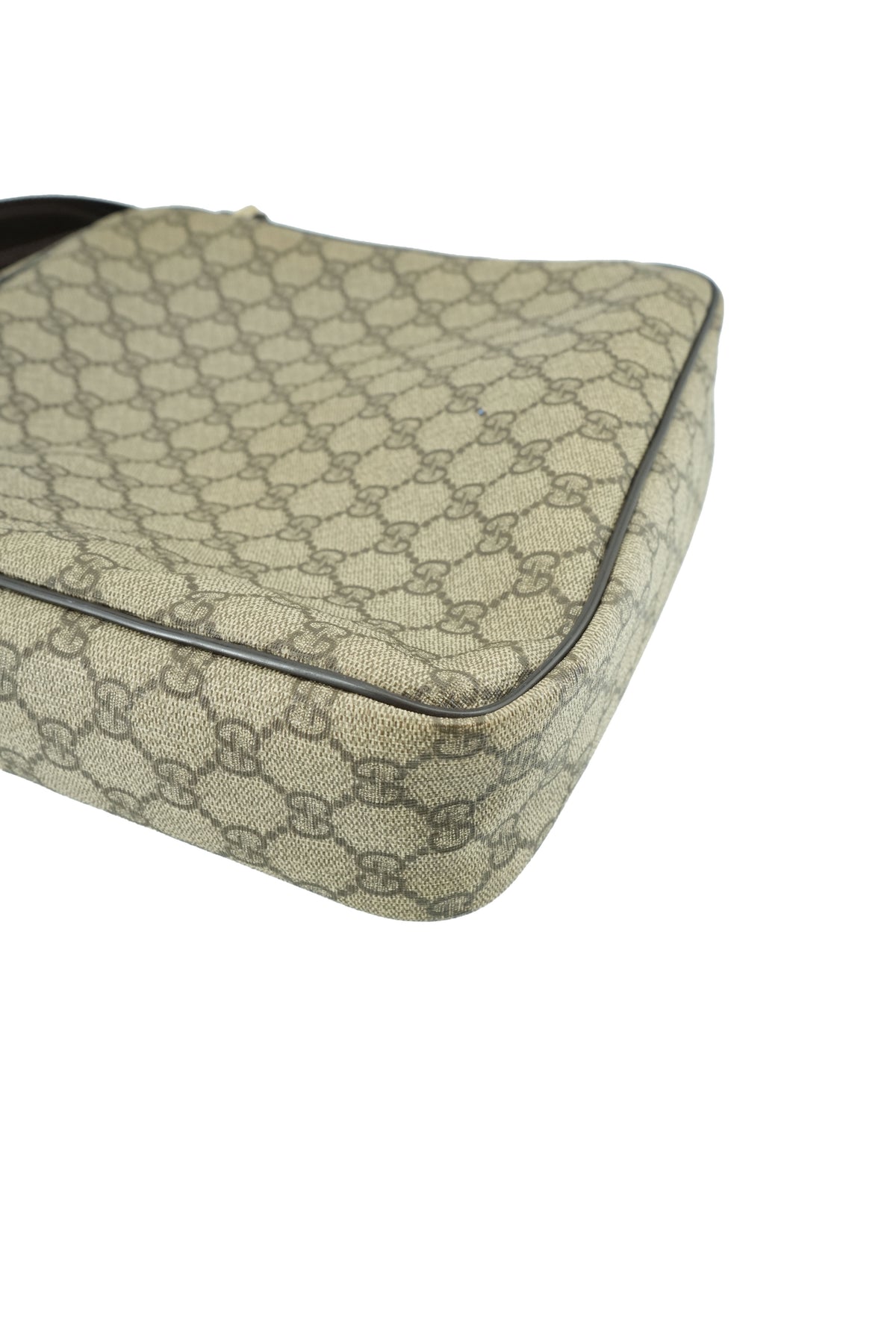 Gucci brown coated canvas crossbody 201448 520981