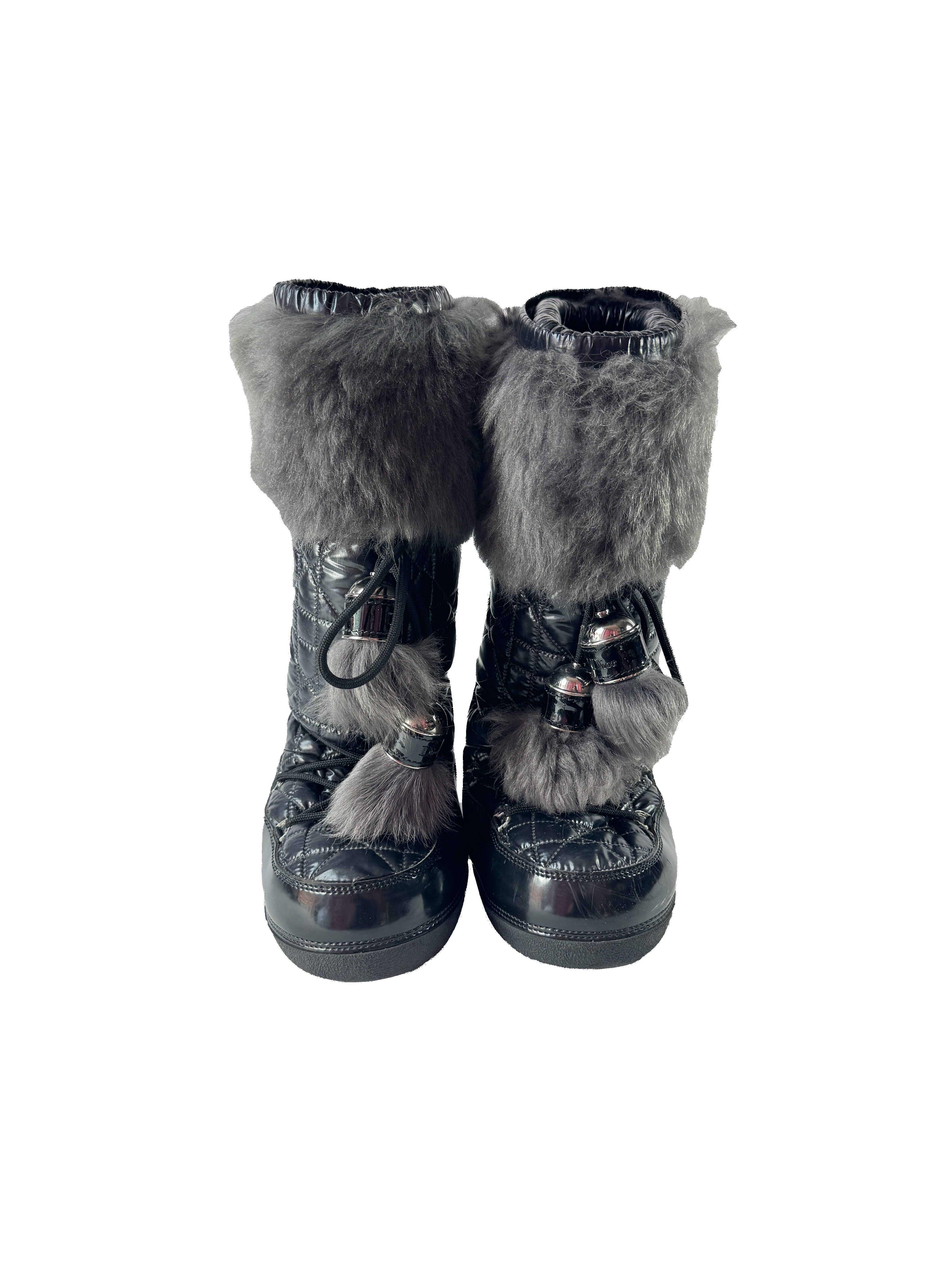 Christian Dior black Moon boots size 38-40 *as is*