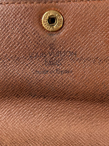 Louis Vuitton monogram vintage wallet CA0916 **as is**