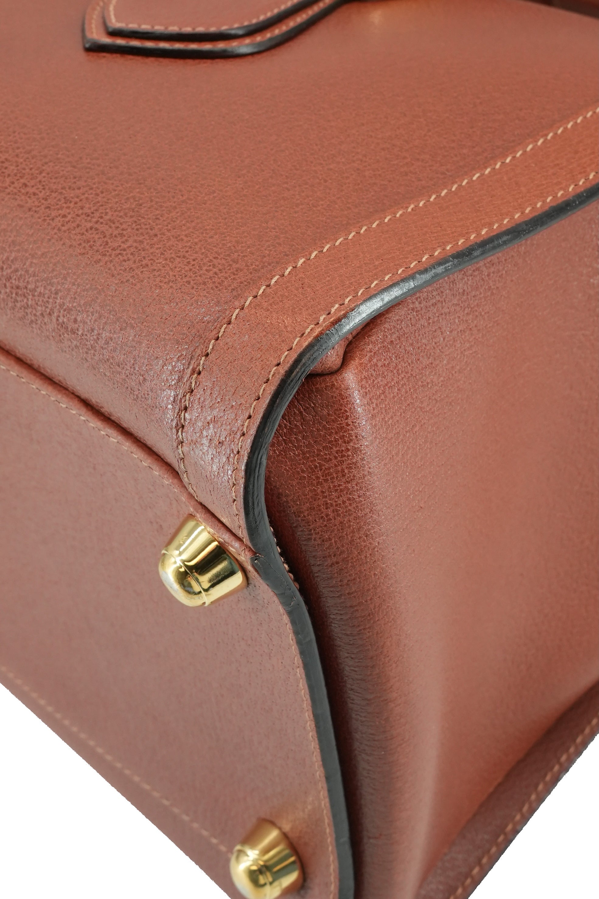Gucci brown vintage weekender bag 012-122-3435