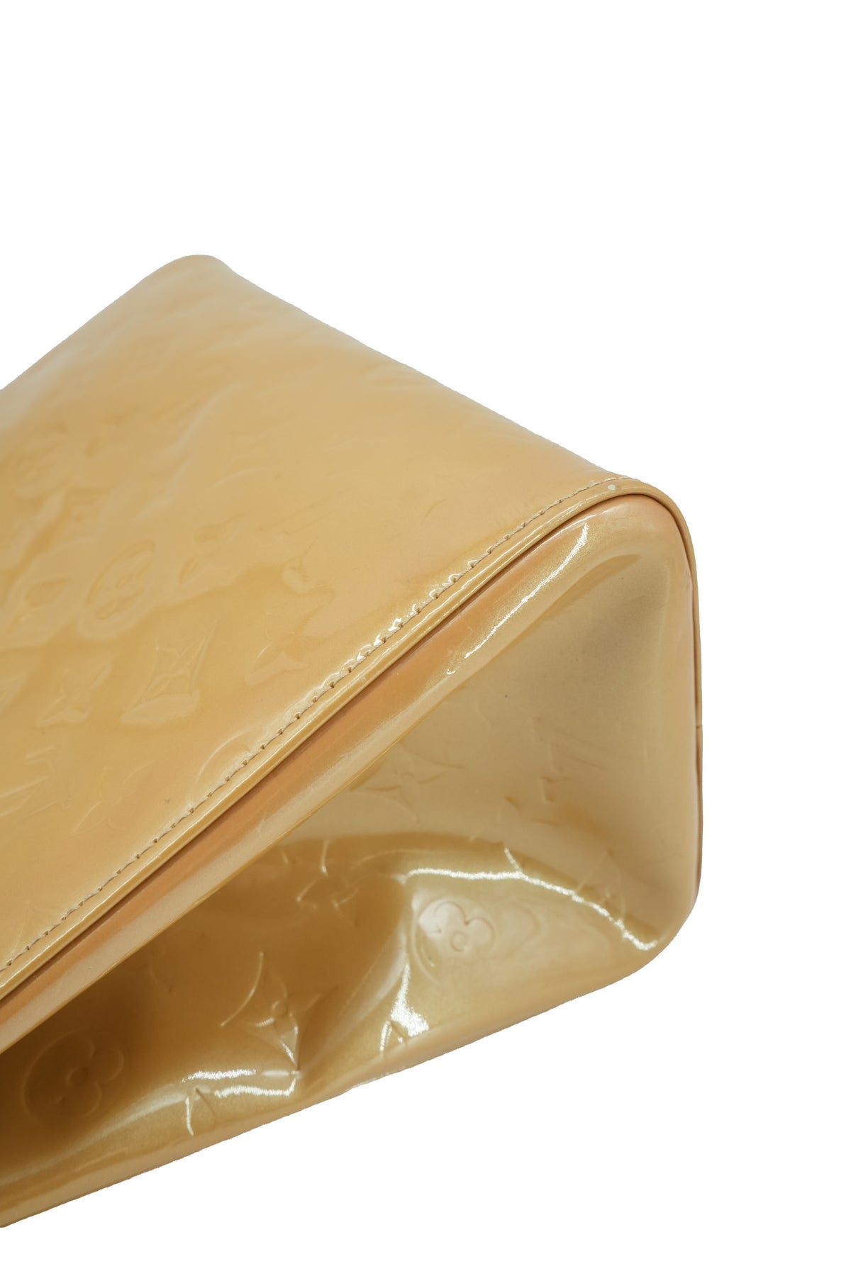 Louis Vuitton gold vernis Maple Drive LM0075