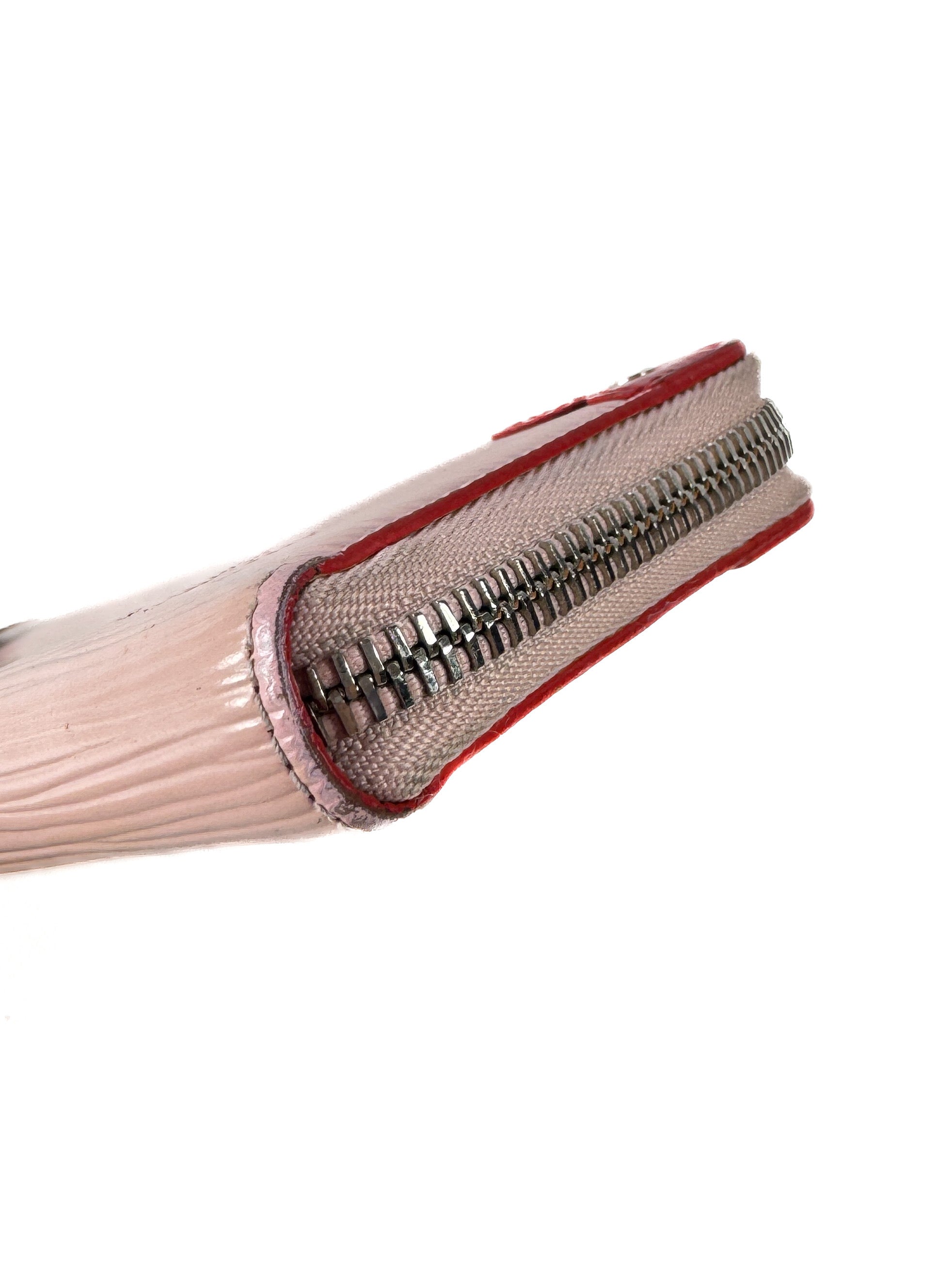 Louis Vuitton pink Epi blooming corners Clemence wallet  UB2108 *as is*