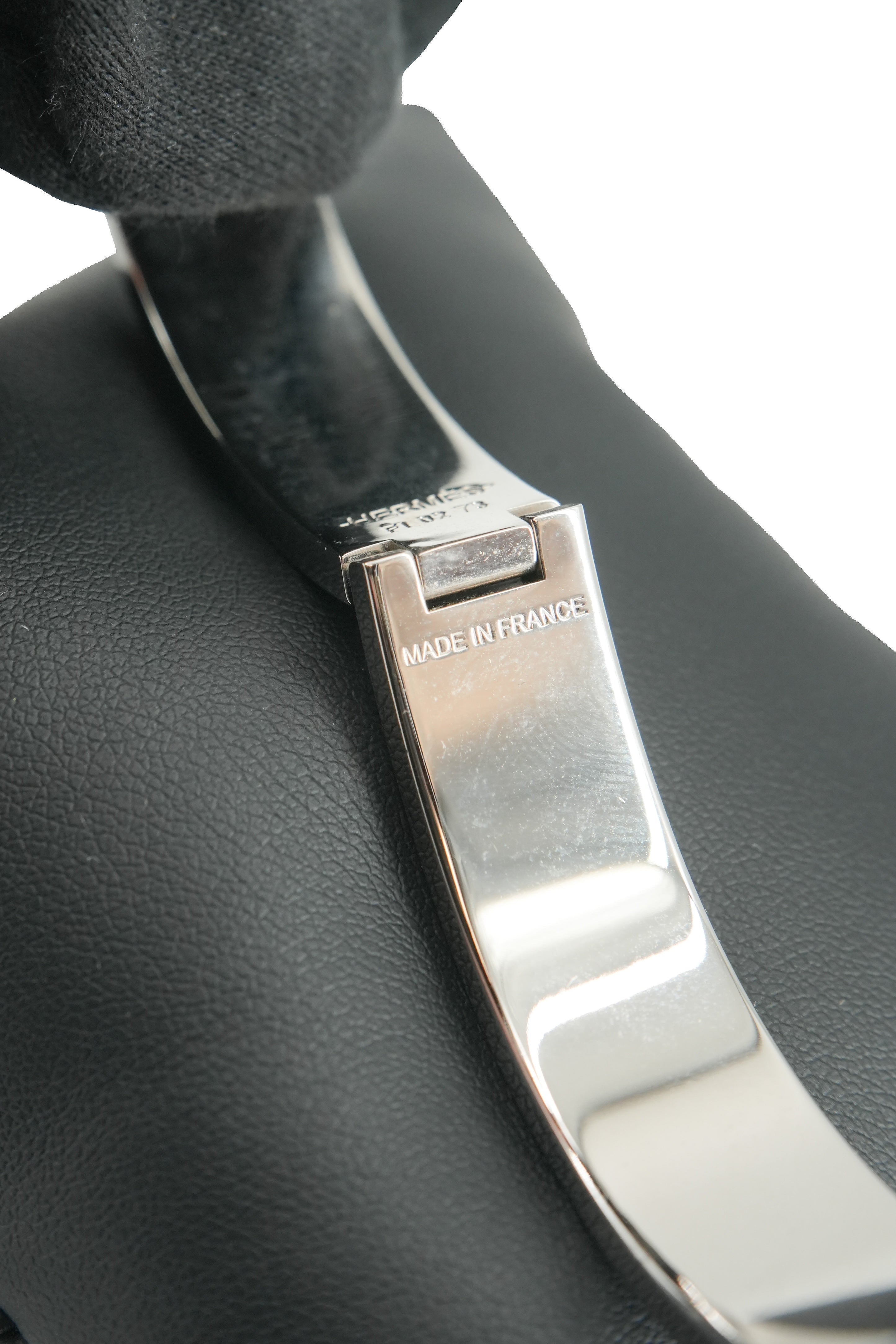 Hermes silver black Clic GM FI 02 73