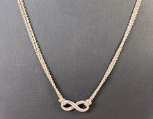 Tiffany & Co infinity double chain necklace