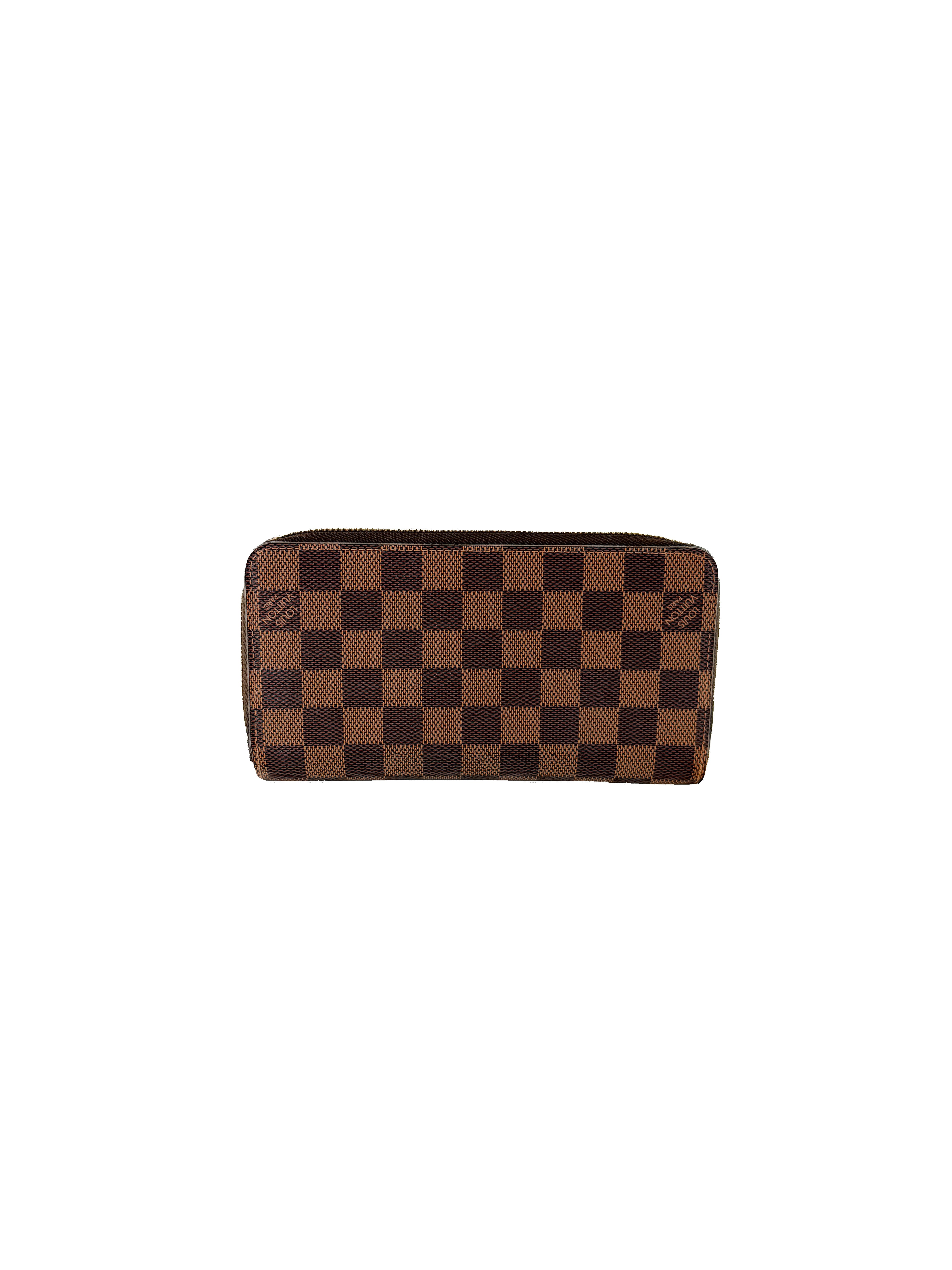 Louis Vuitton damier ebene zippy wallet GI2119