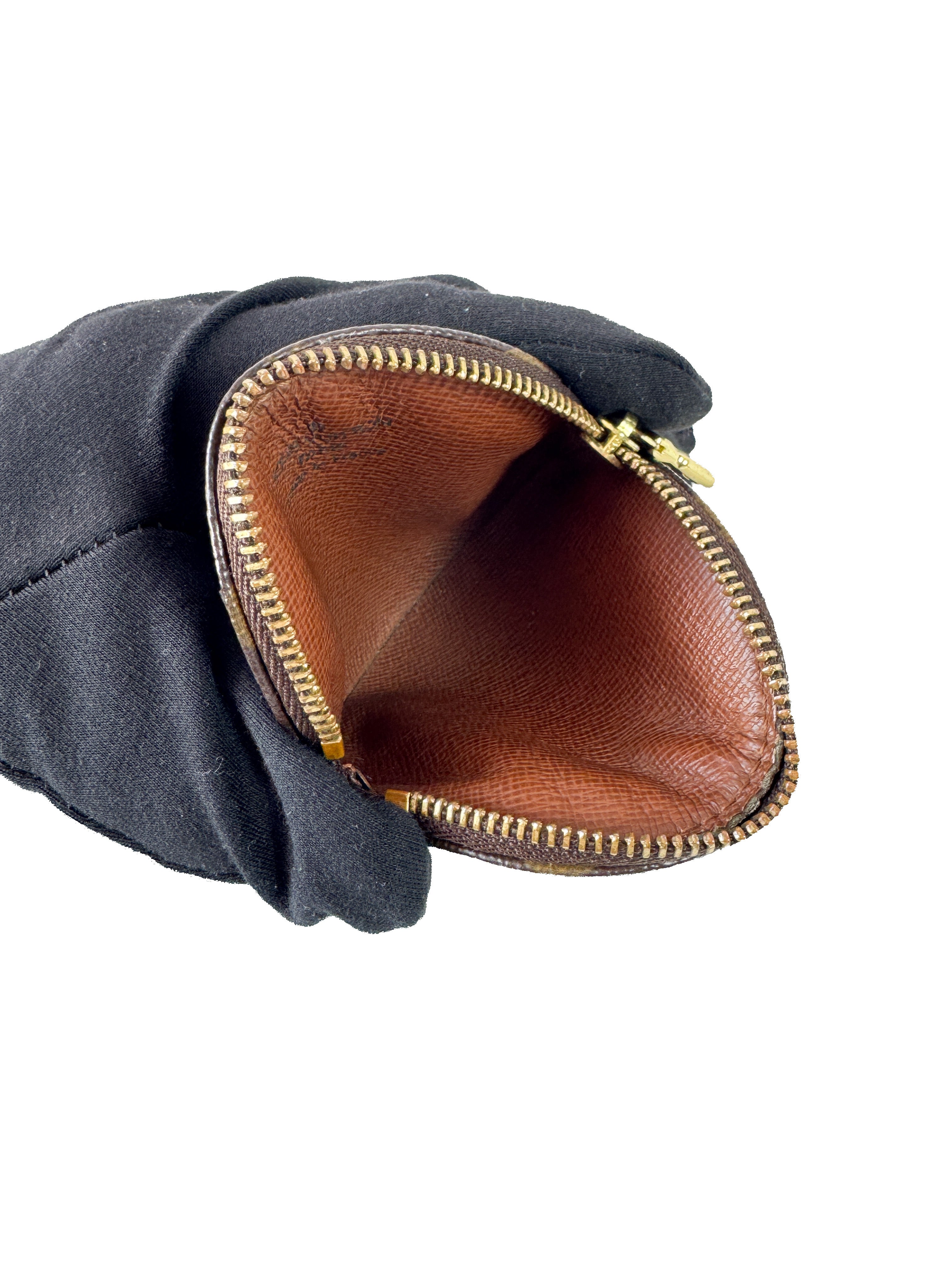 Louis Vuitton monogram round coin pouch CT0073