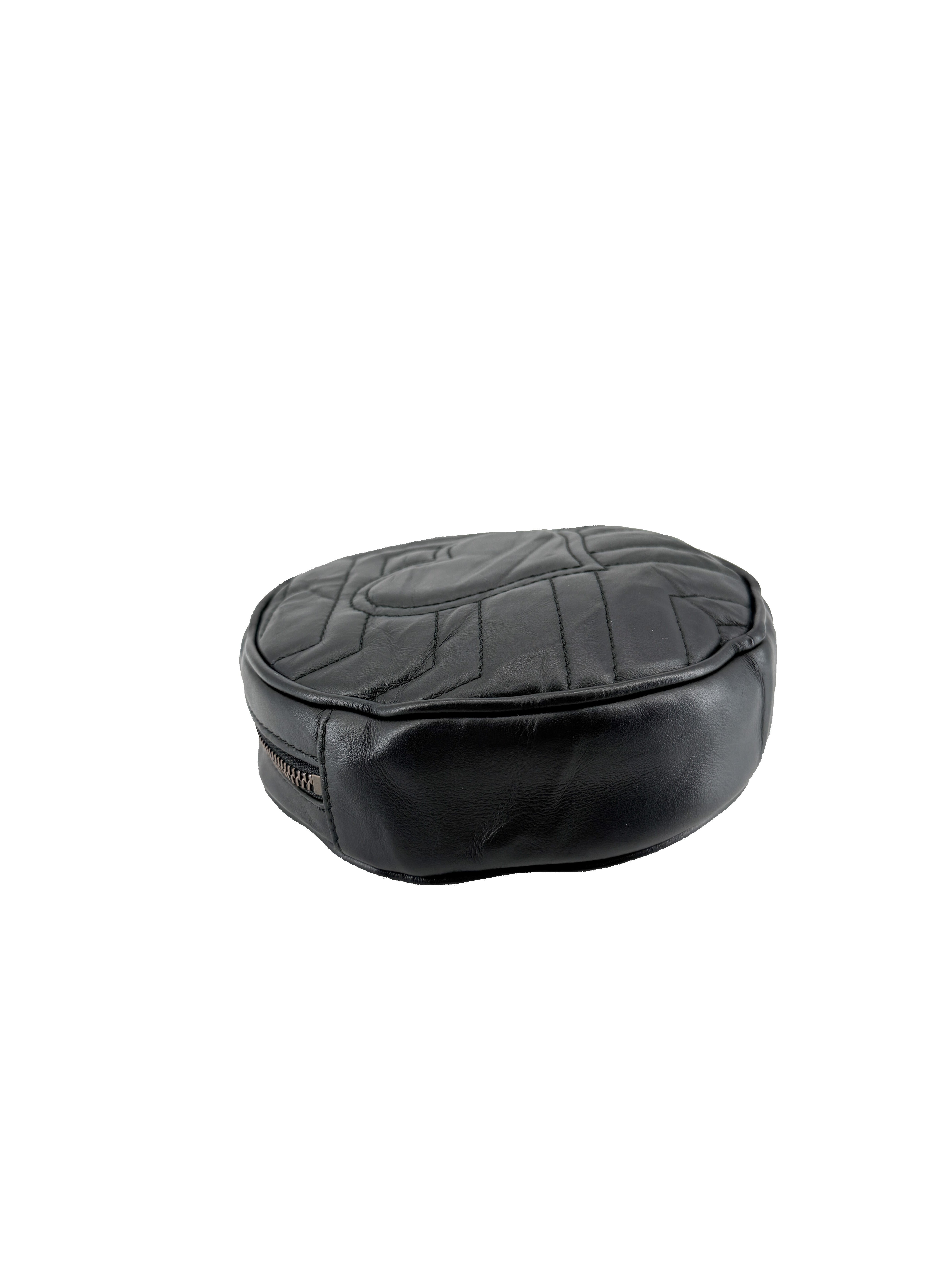 Gucci black Marmont GG wristlet 575164-584046