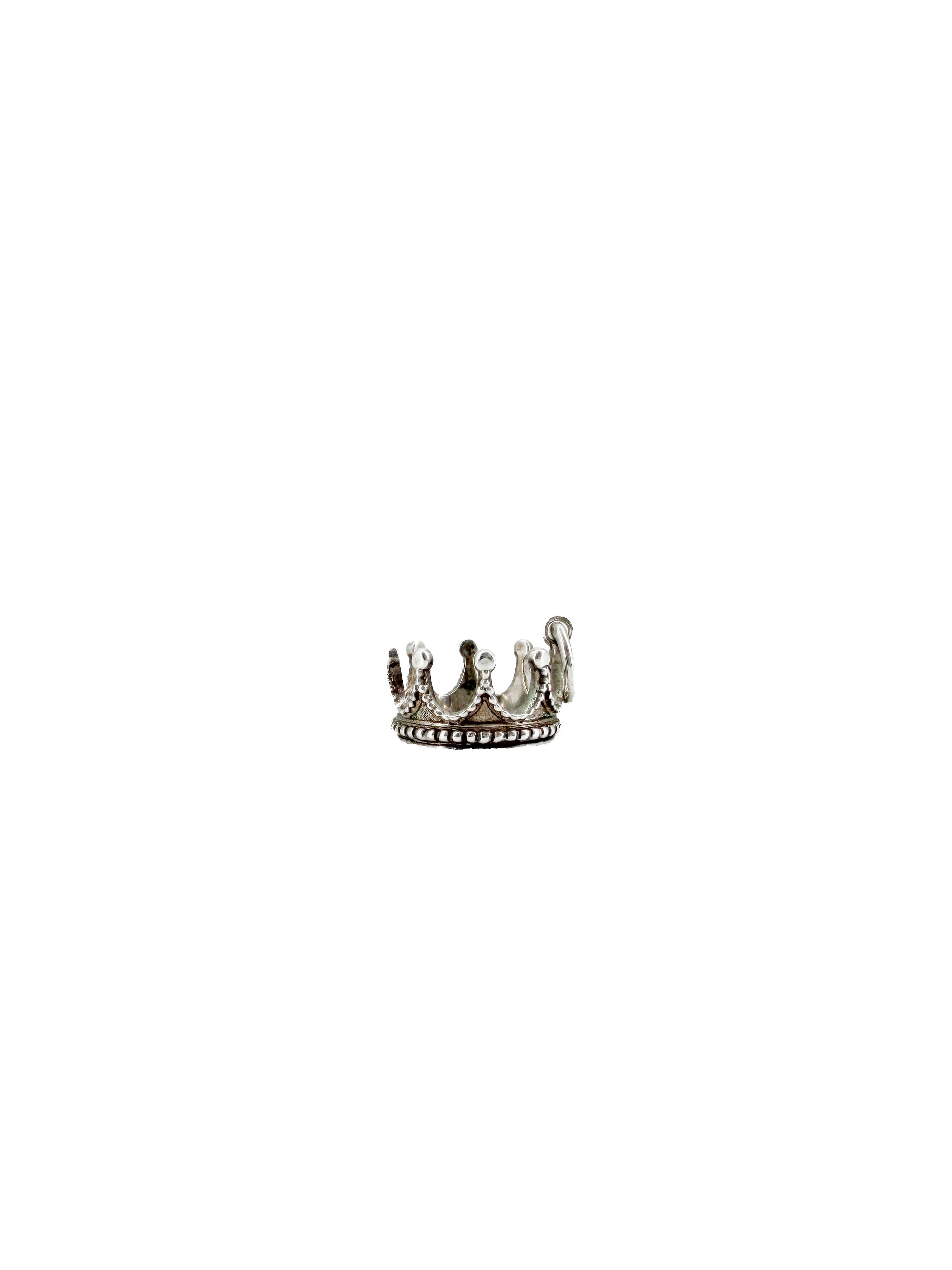 Tiffany & Co sterling silver crown charm