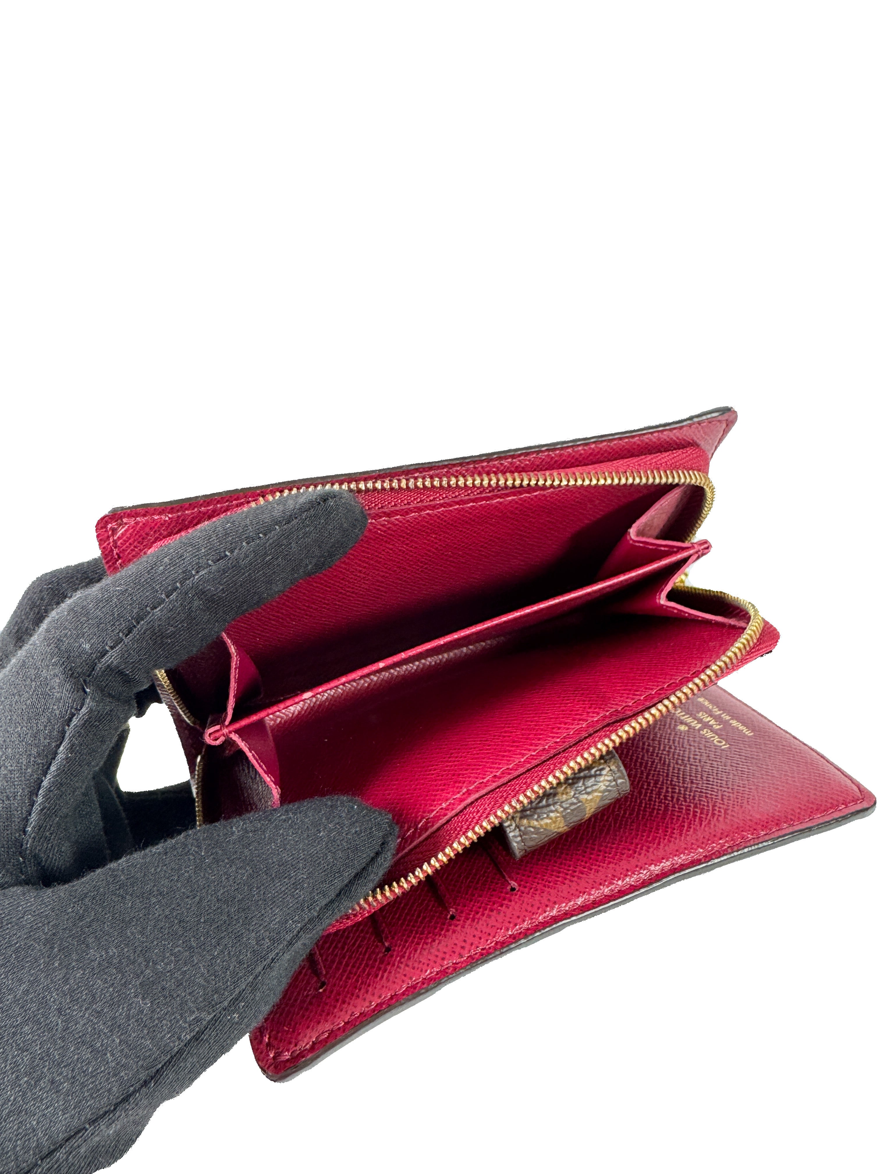 Louis Vuitton monogram pink Juliette wallet