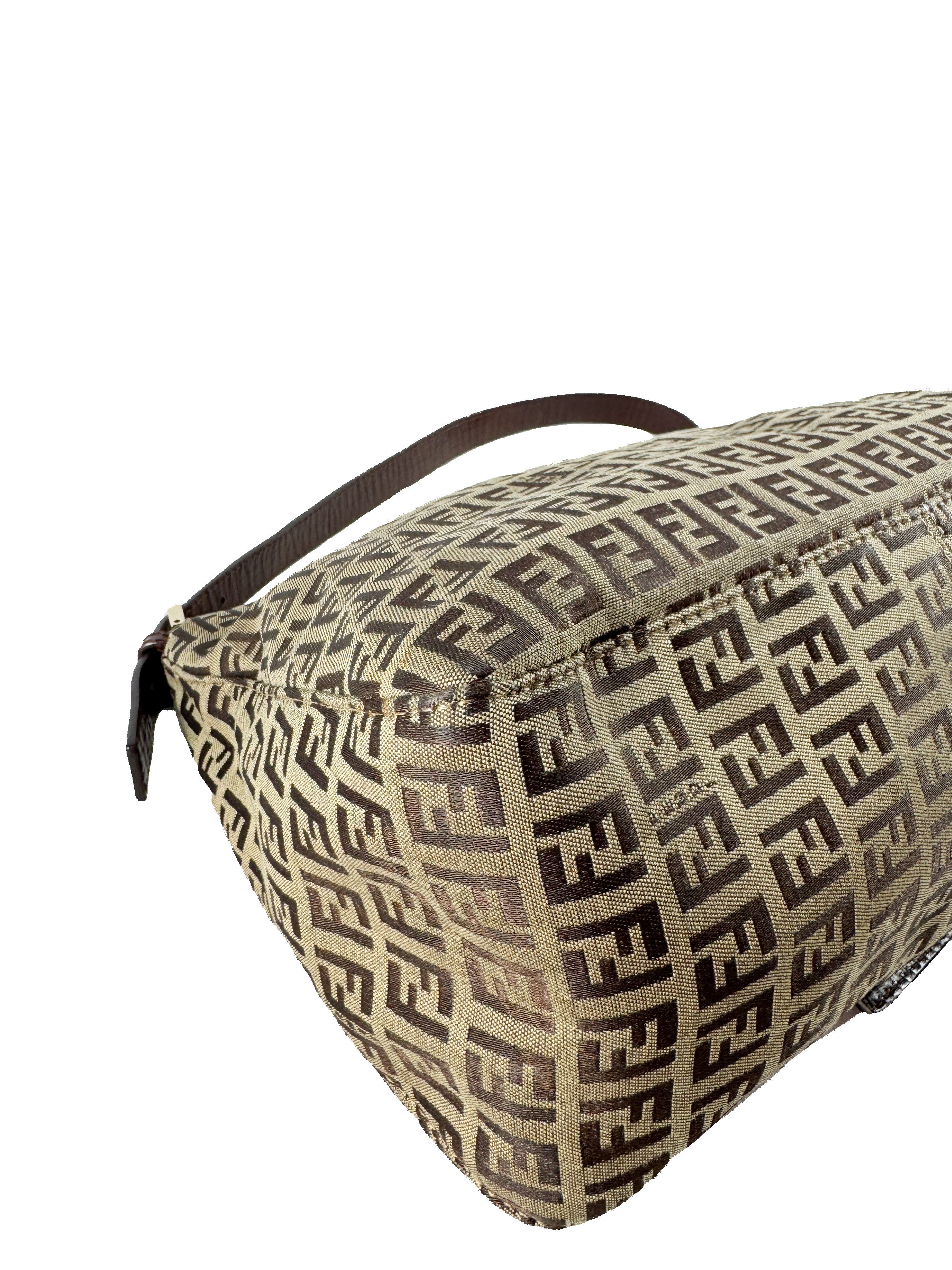 Fendi Zucchino Mama Baguette shoulder bag