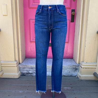 MOTHER the looker ankle fray jeans size 10