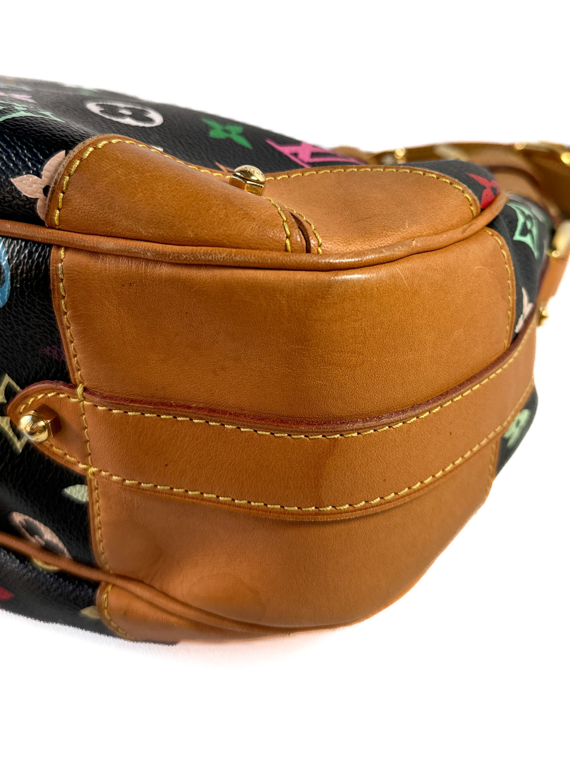 Louis Vuitton black multicolore Greta shoulder bag