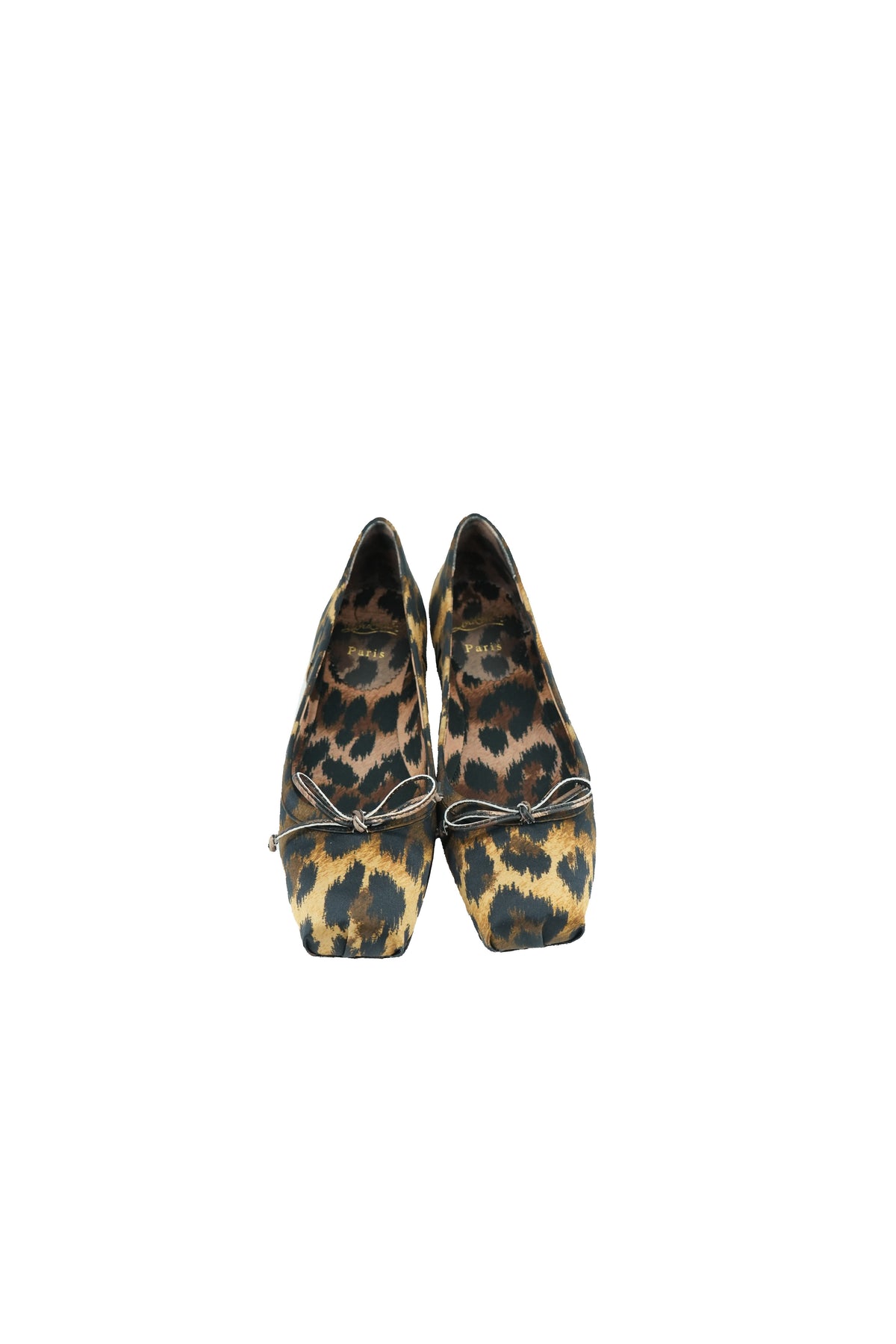 Christian Louboutin leopard Mamadrague flats size 37.5 NEW