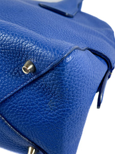 Burberry royal blue Greenwood Bowling bag small