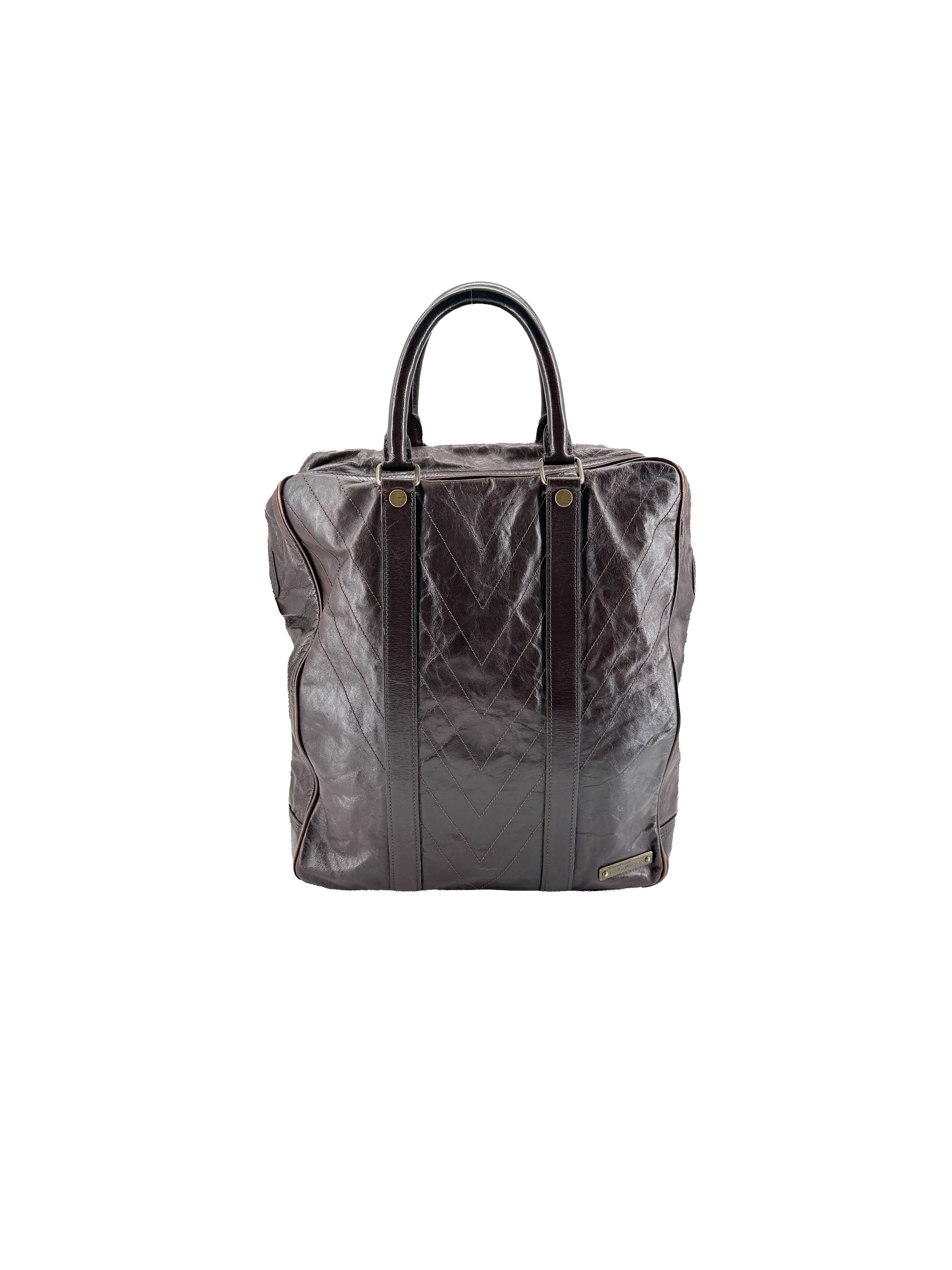 Louis Vuitton brown Soana Cabas Tote FO1017