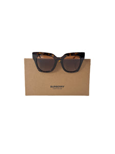 Burberry tortoise pink plaid square sunglasses B4364 *case/box*