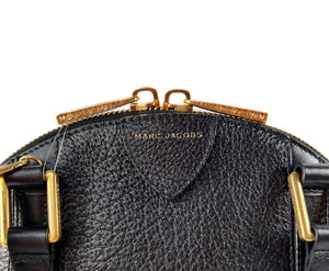 Marc Jacobs black leather Crosby Perry satchel