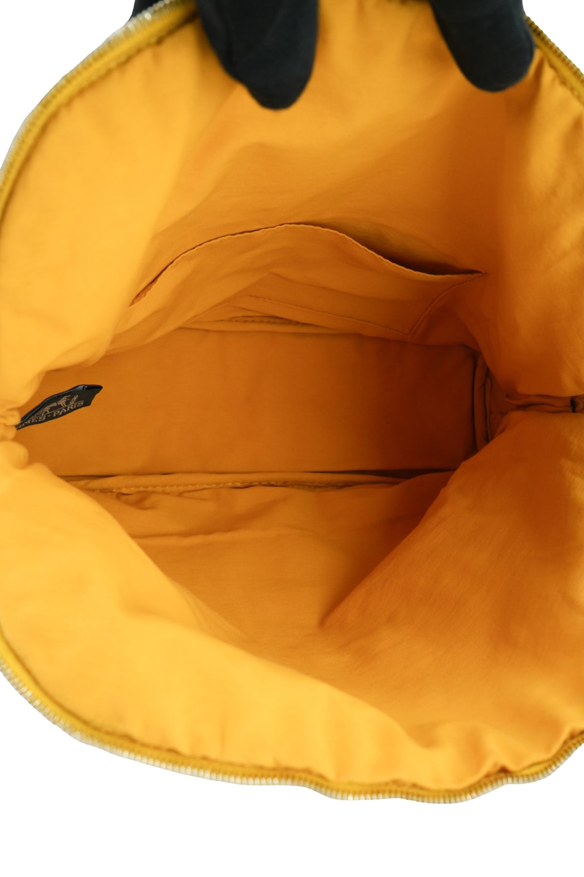 Hermès yellow Bolide TGM pouch