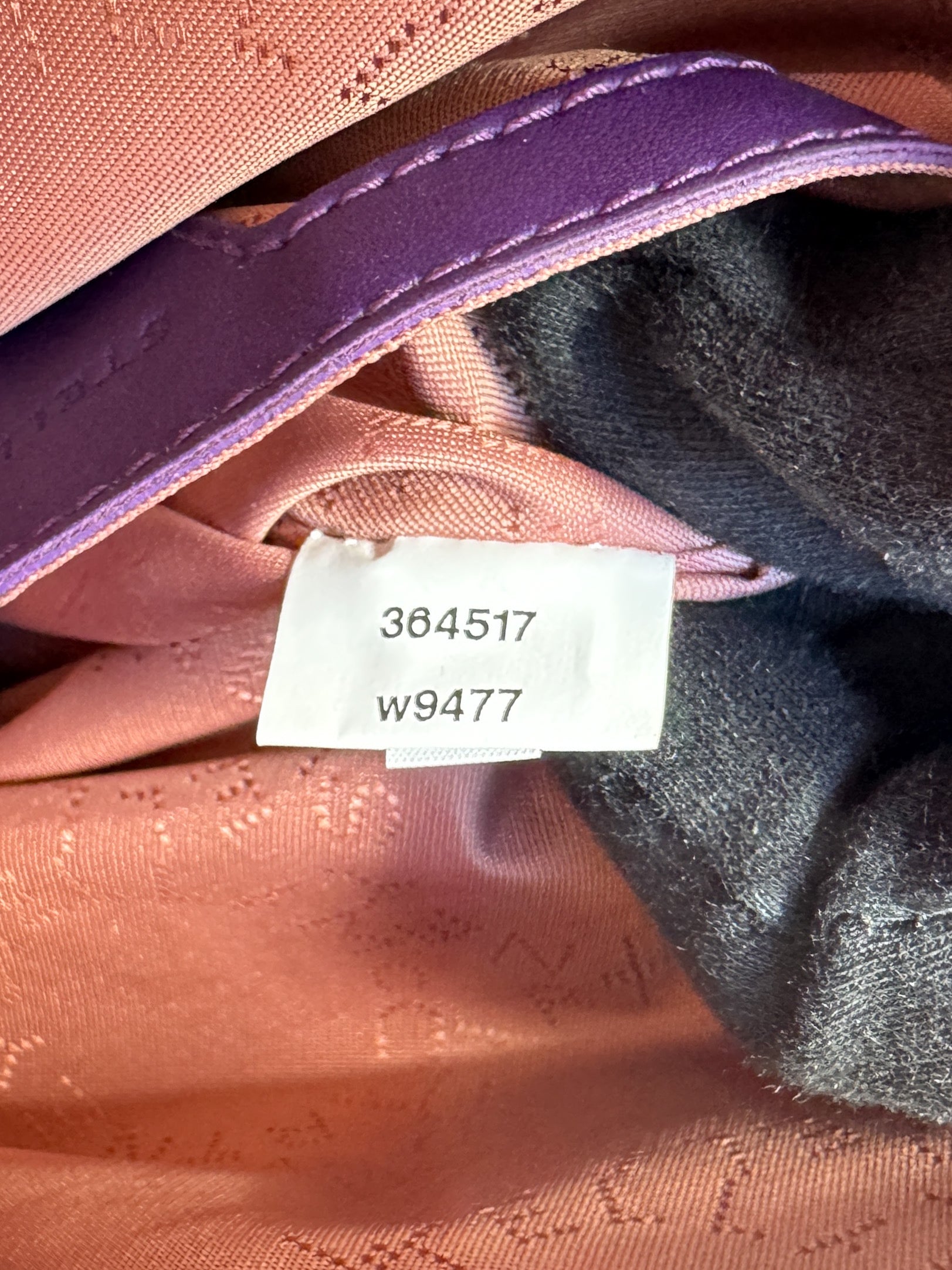 Stella McCartney purple Falabella shaggy deer mini backpack W9477