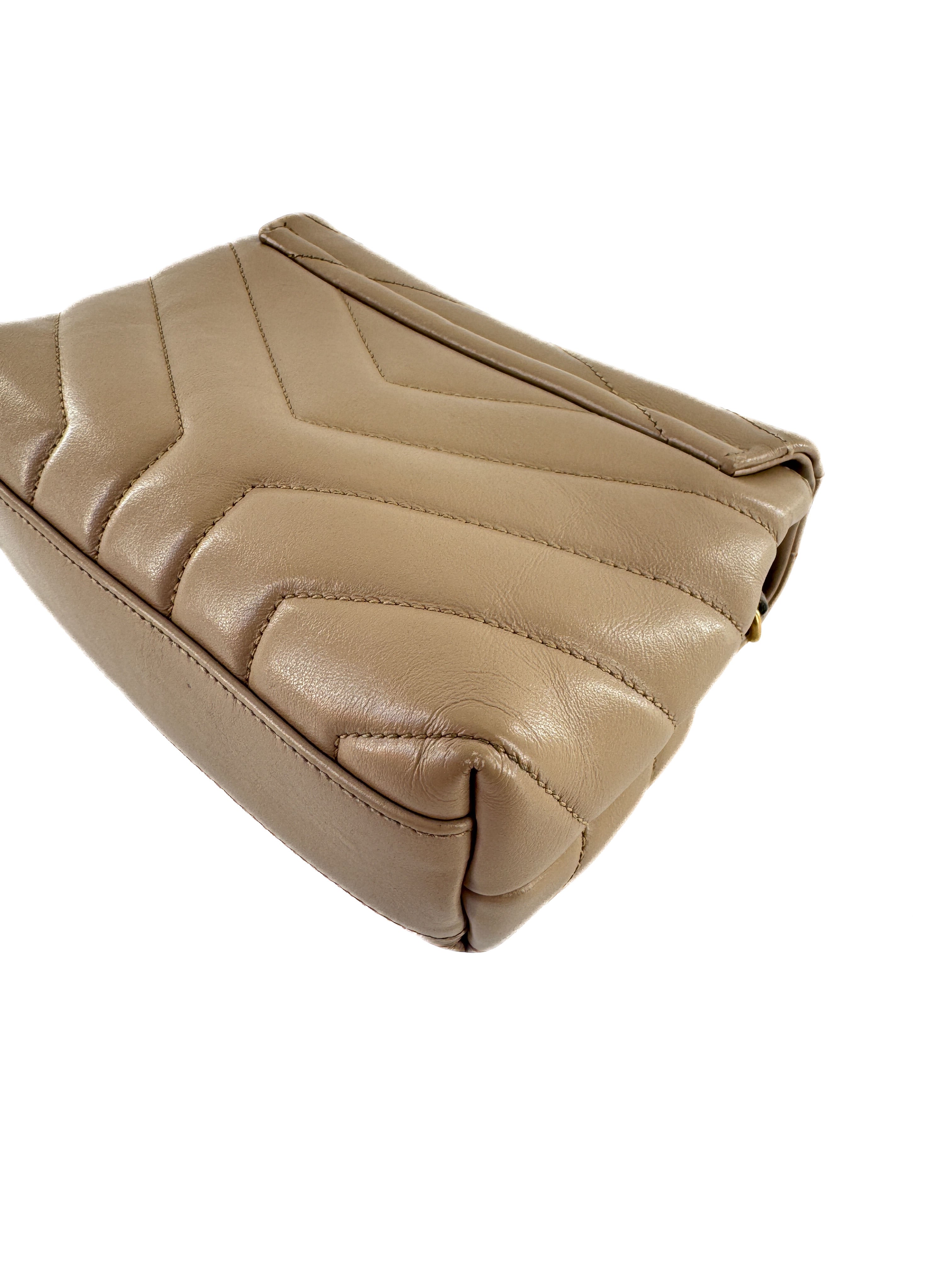 Saint Laurent beige toy Loulou GUE678401-1021