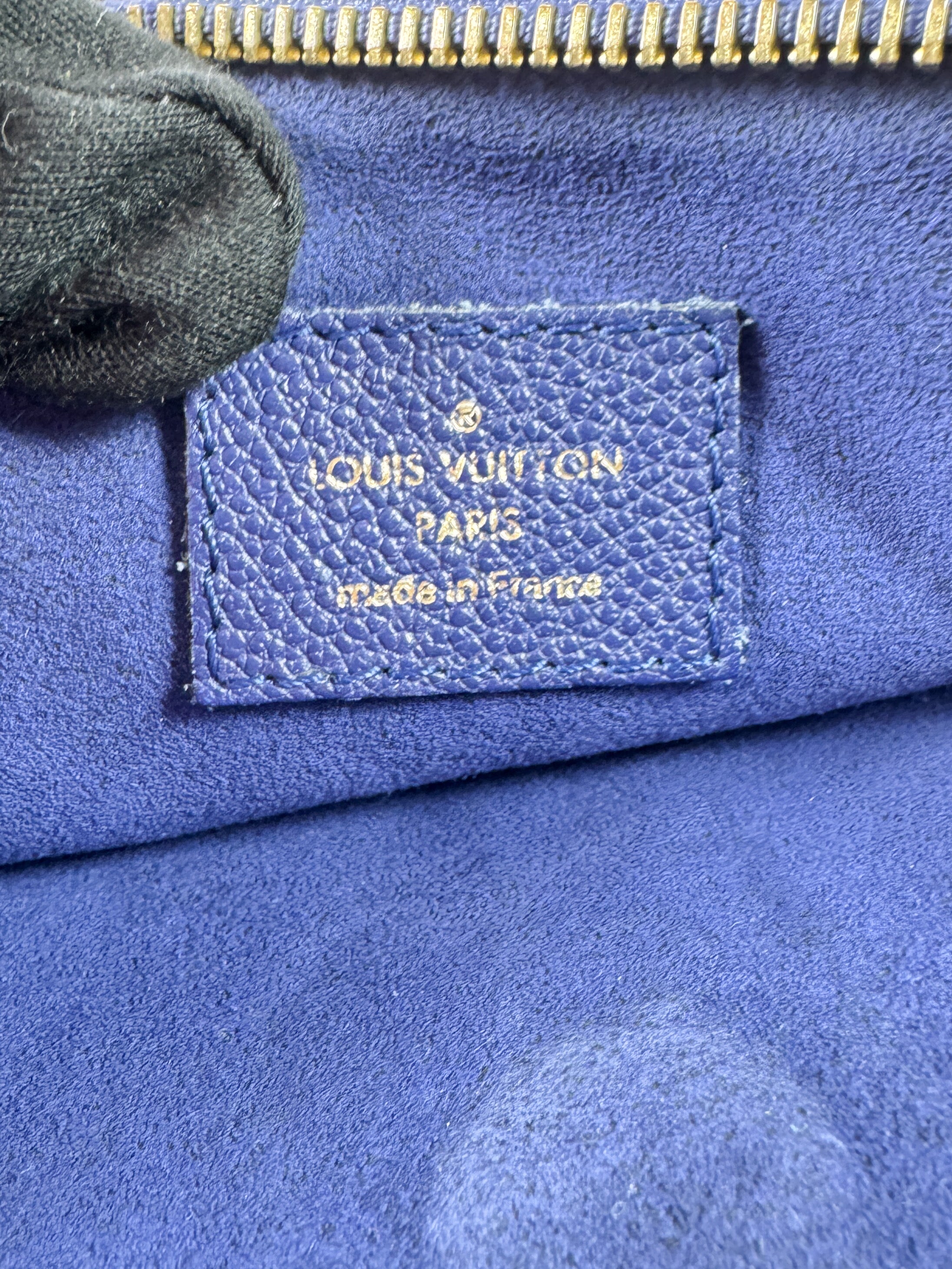 Louis Vuitton monogram navy empreinte leather Twice crossbody AR2185