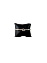 John Hardy sterling silver black sapphires Icon bracelet