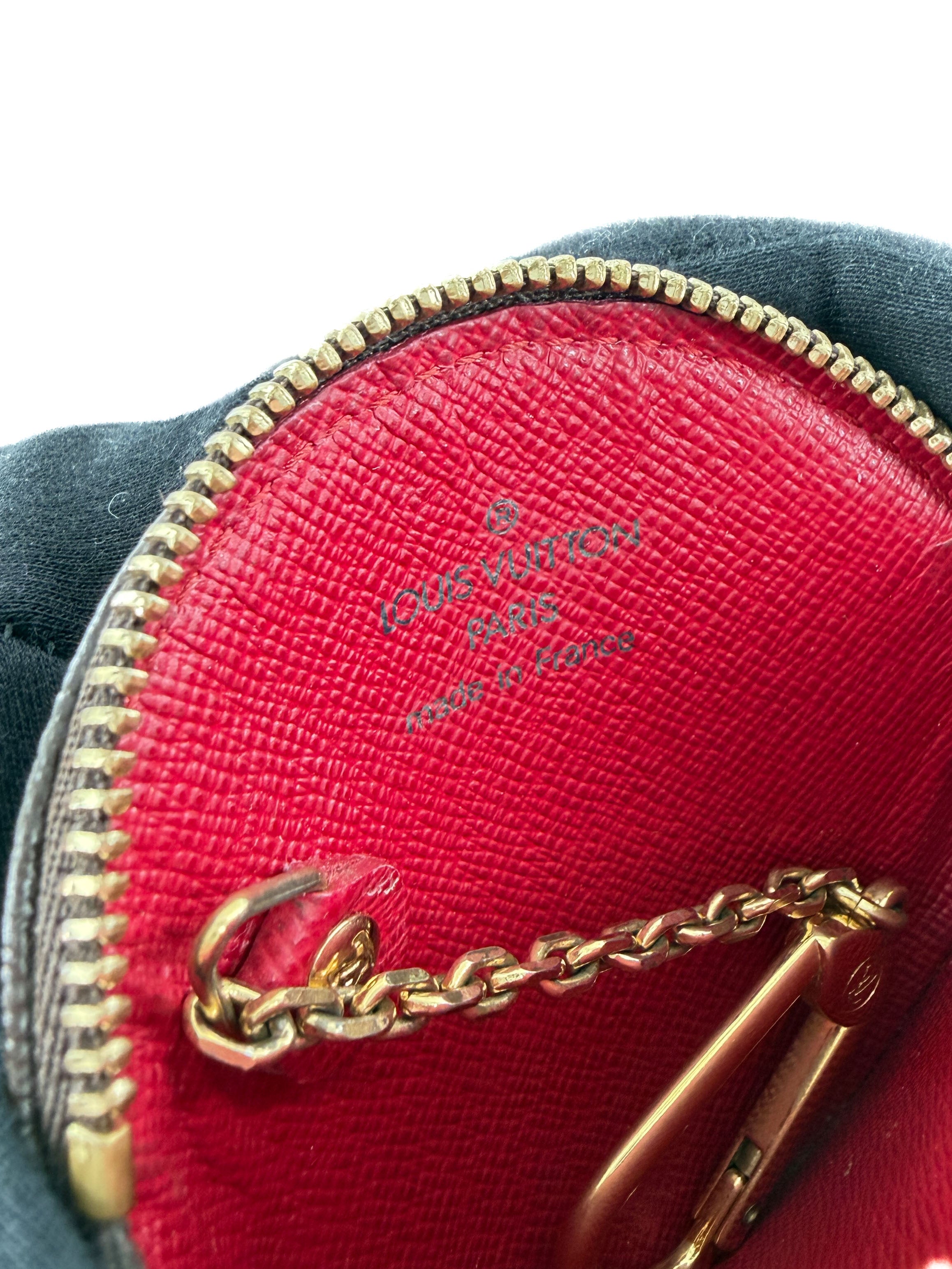 Louis Vuitton monogram Takashi Murakami Cerises porte monnaie round coin CT0035