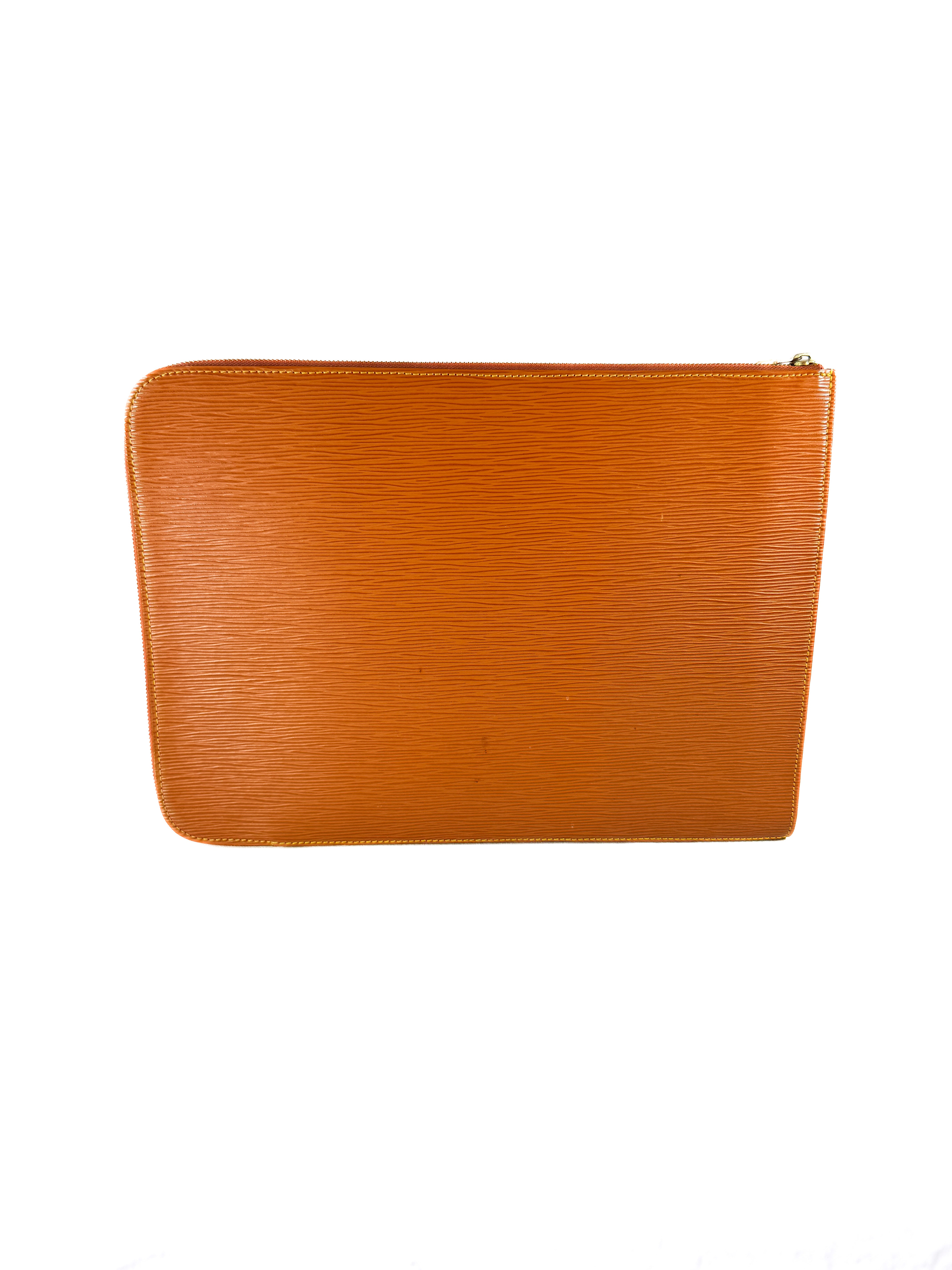 Louis Vuitton epi Cipango Gold porte documents case VI0922