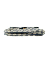 Gucci navy vintage GG shoulder bag 10-02-051