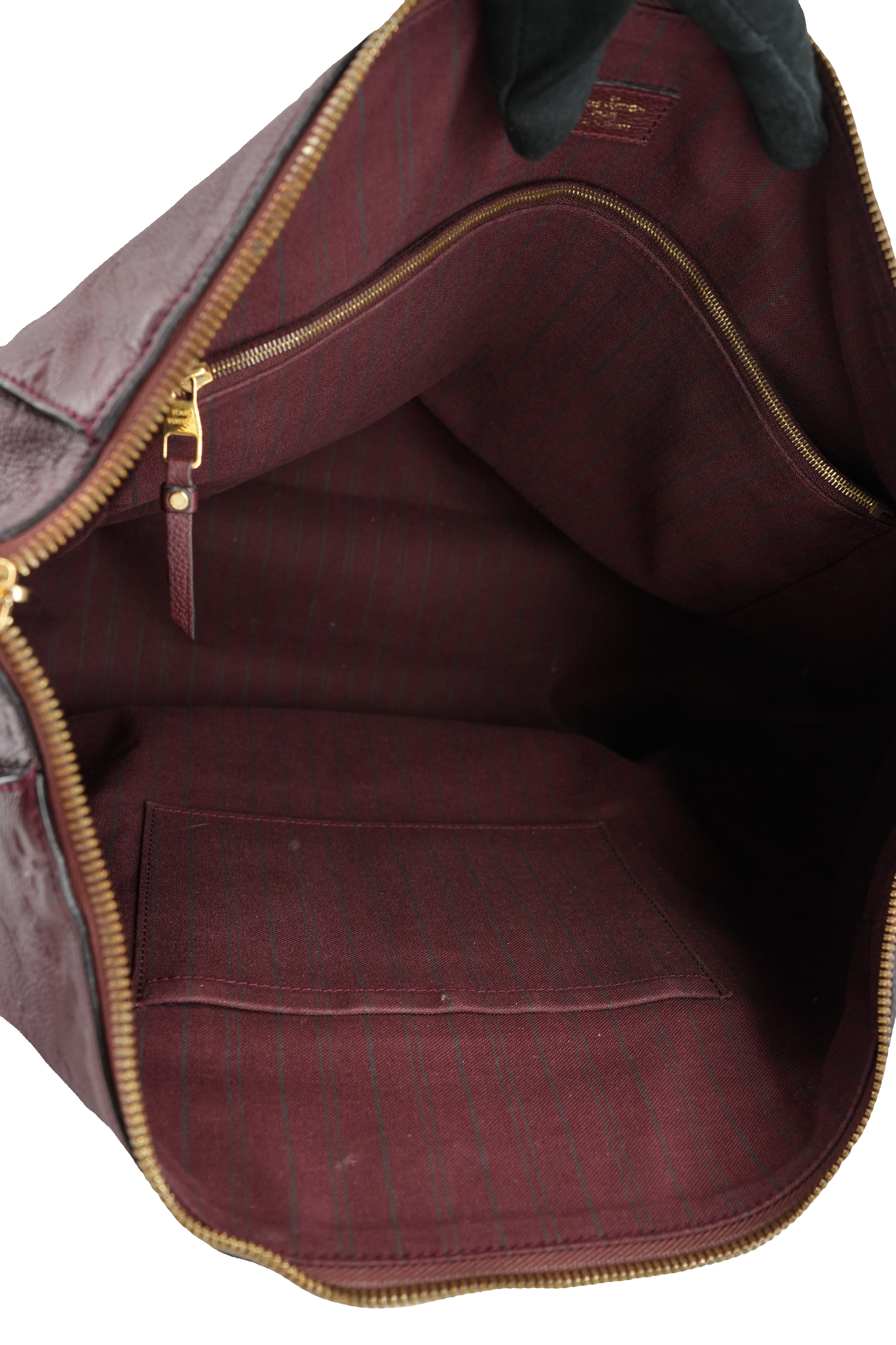 Louis Vuitton burgundy empreinte Lumineuse GM VI0191