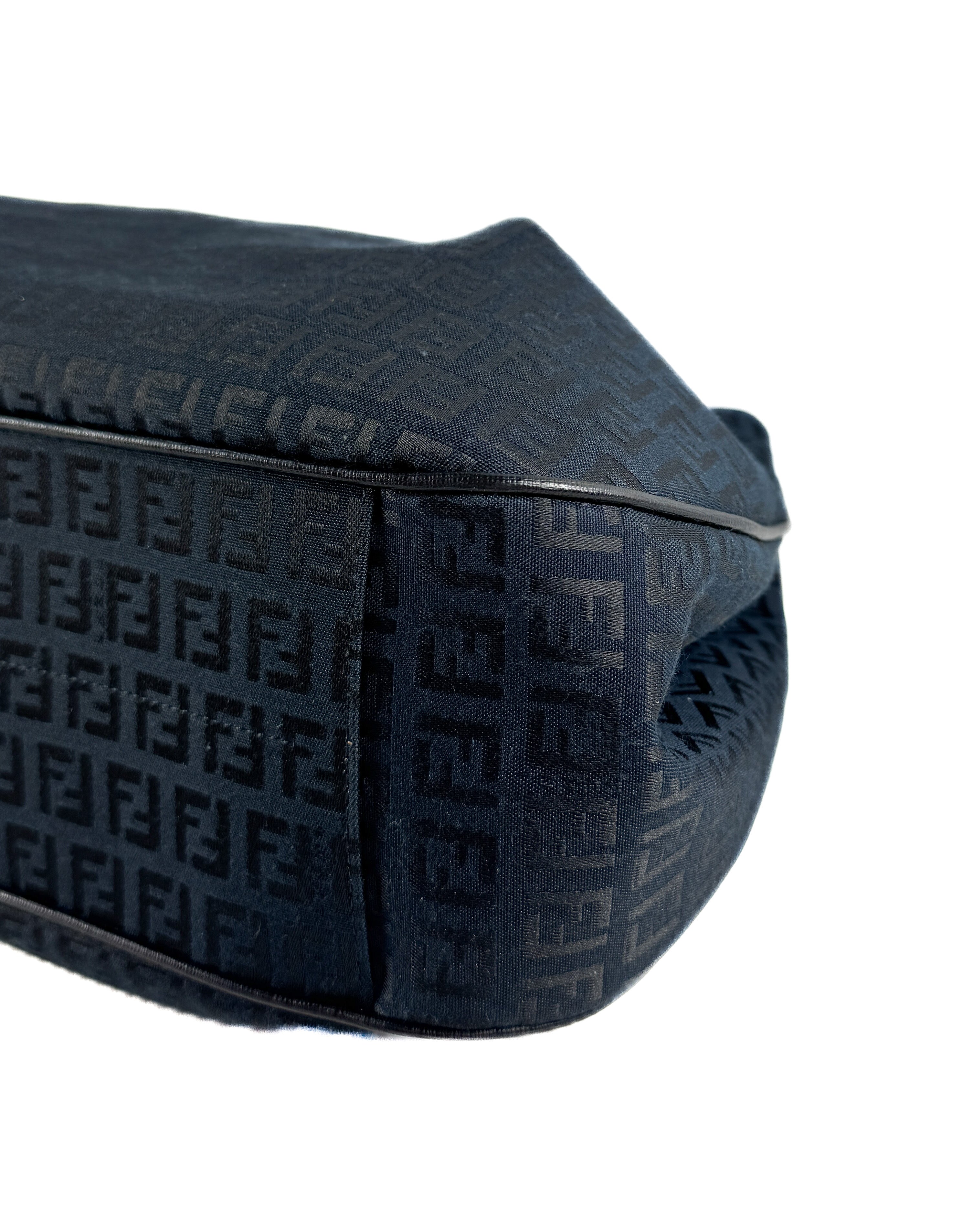 Fendi Zucchino navy, black, pink shoulder bag 8BH220-HJE 128-2354