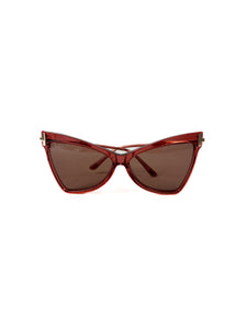 Tom Ford raspberry Tallulah sunglasses