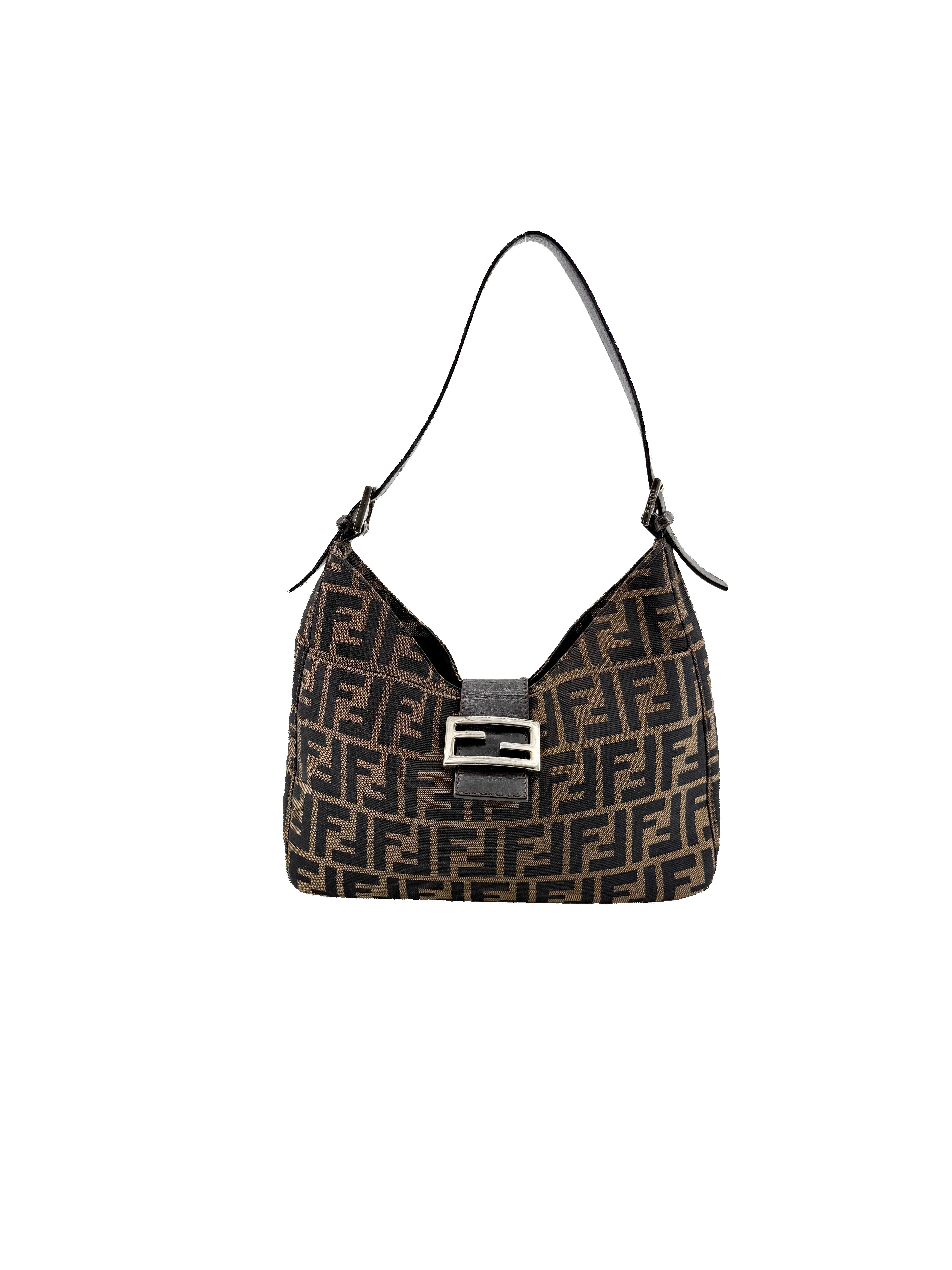 Fendi brown Zucca Mamma shoulder bag *as is*