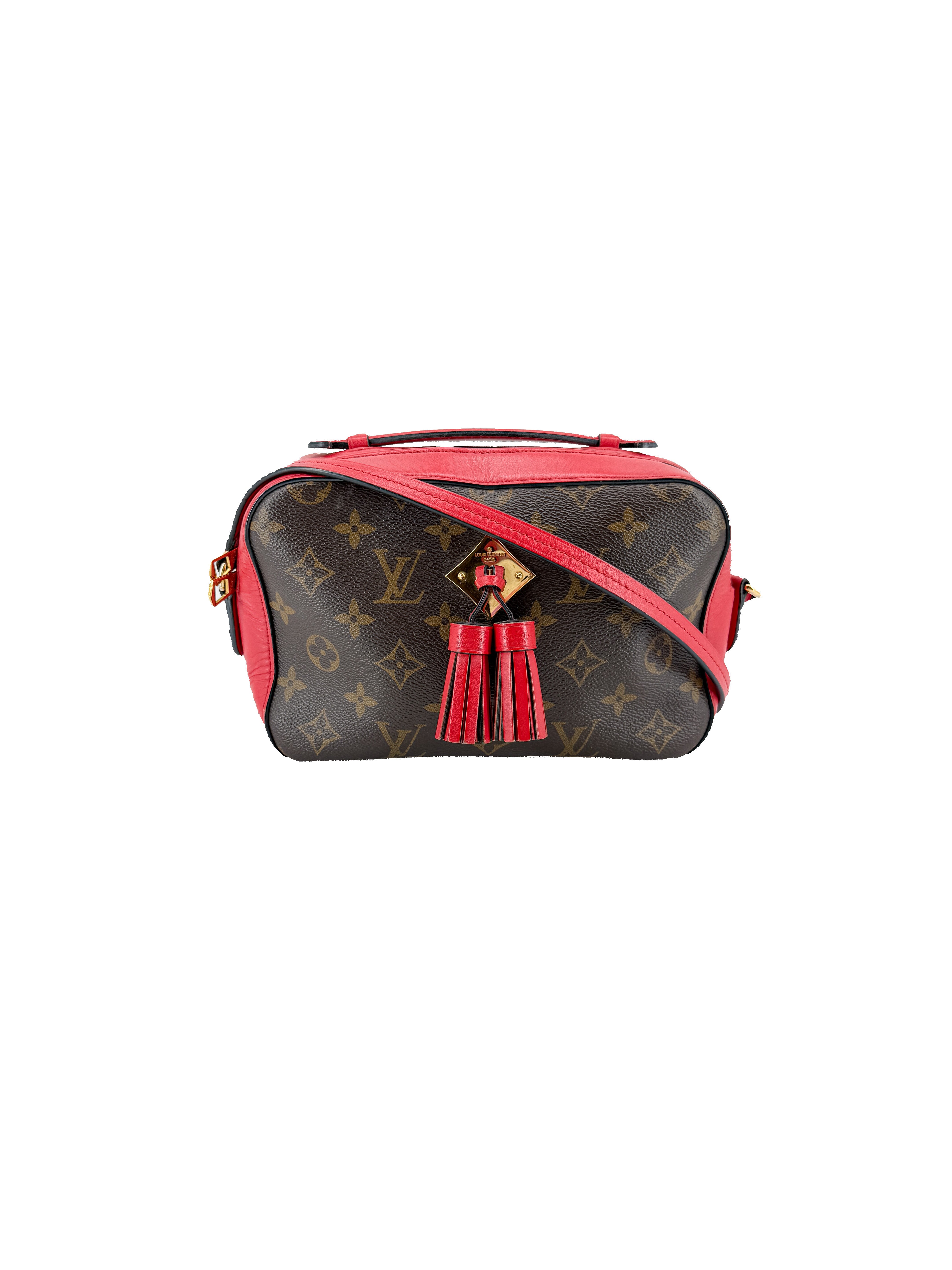 Louis Vuitton monogram red Saintonge CA2188