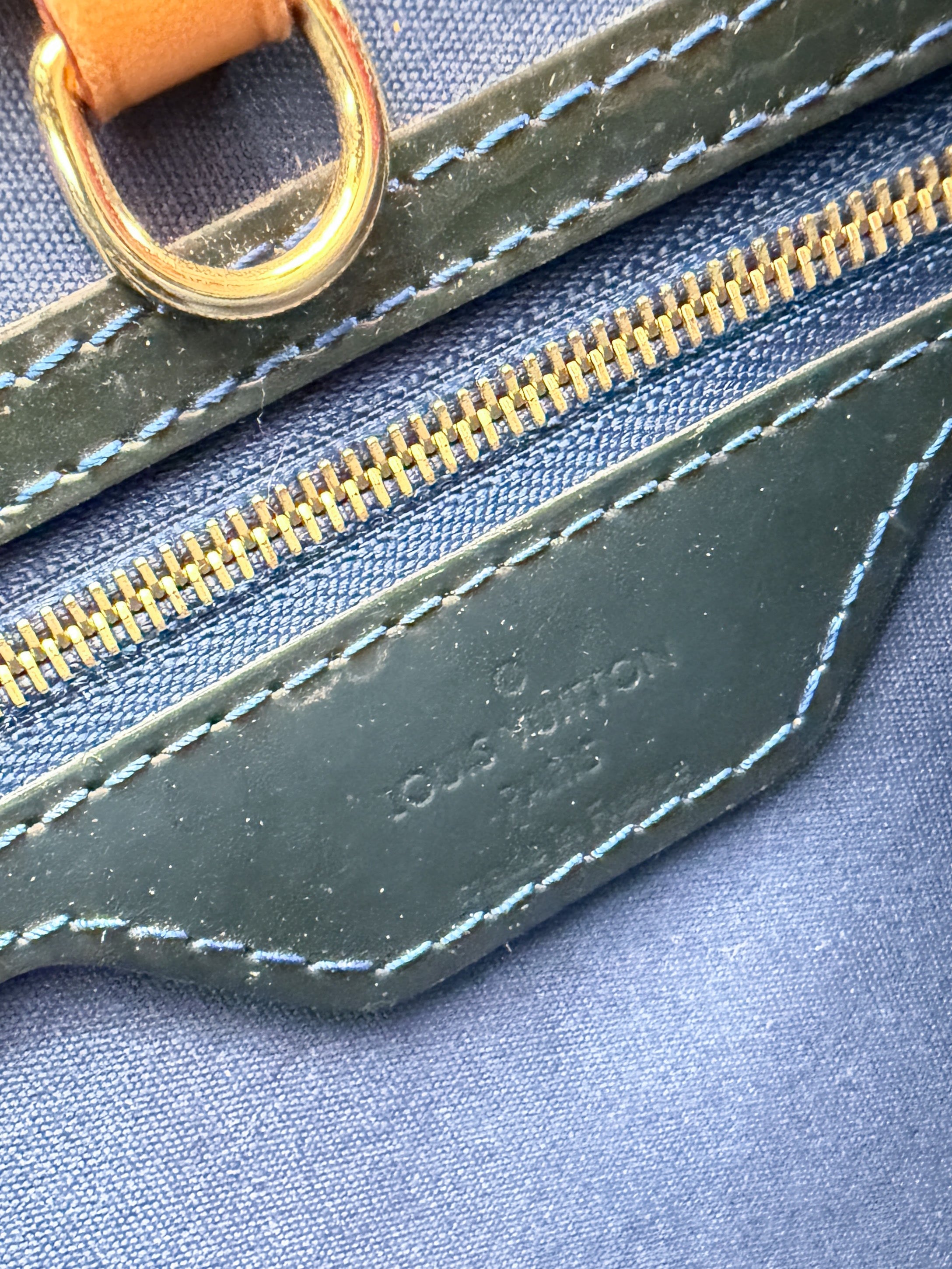 Louis Vuitton vernis Catalina BB navy tote SN1163