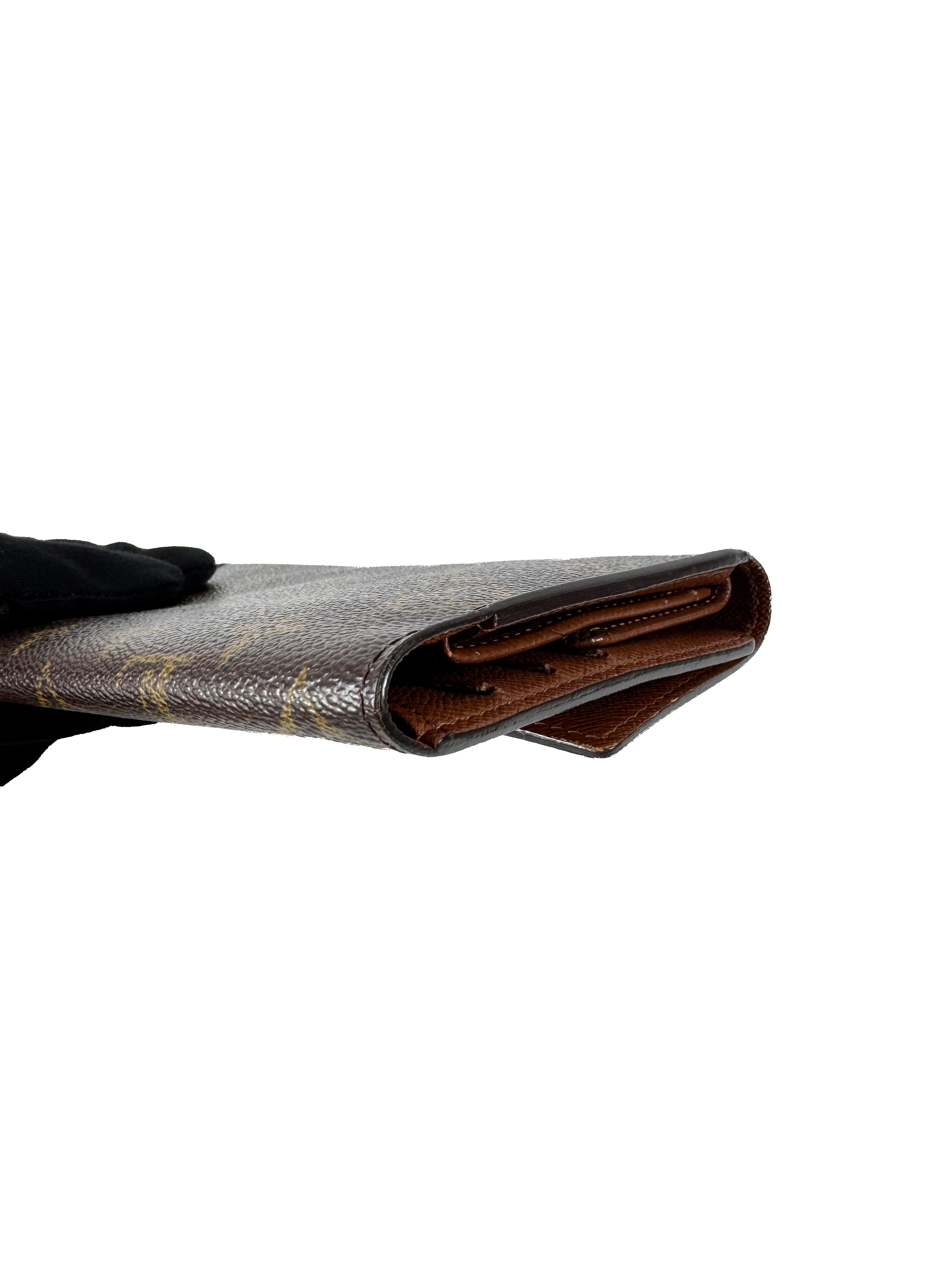 Louis Vuitton monogram porte tresor trifold international wallet MB0063