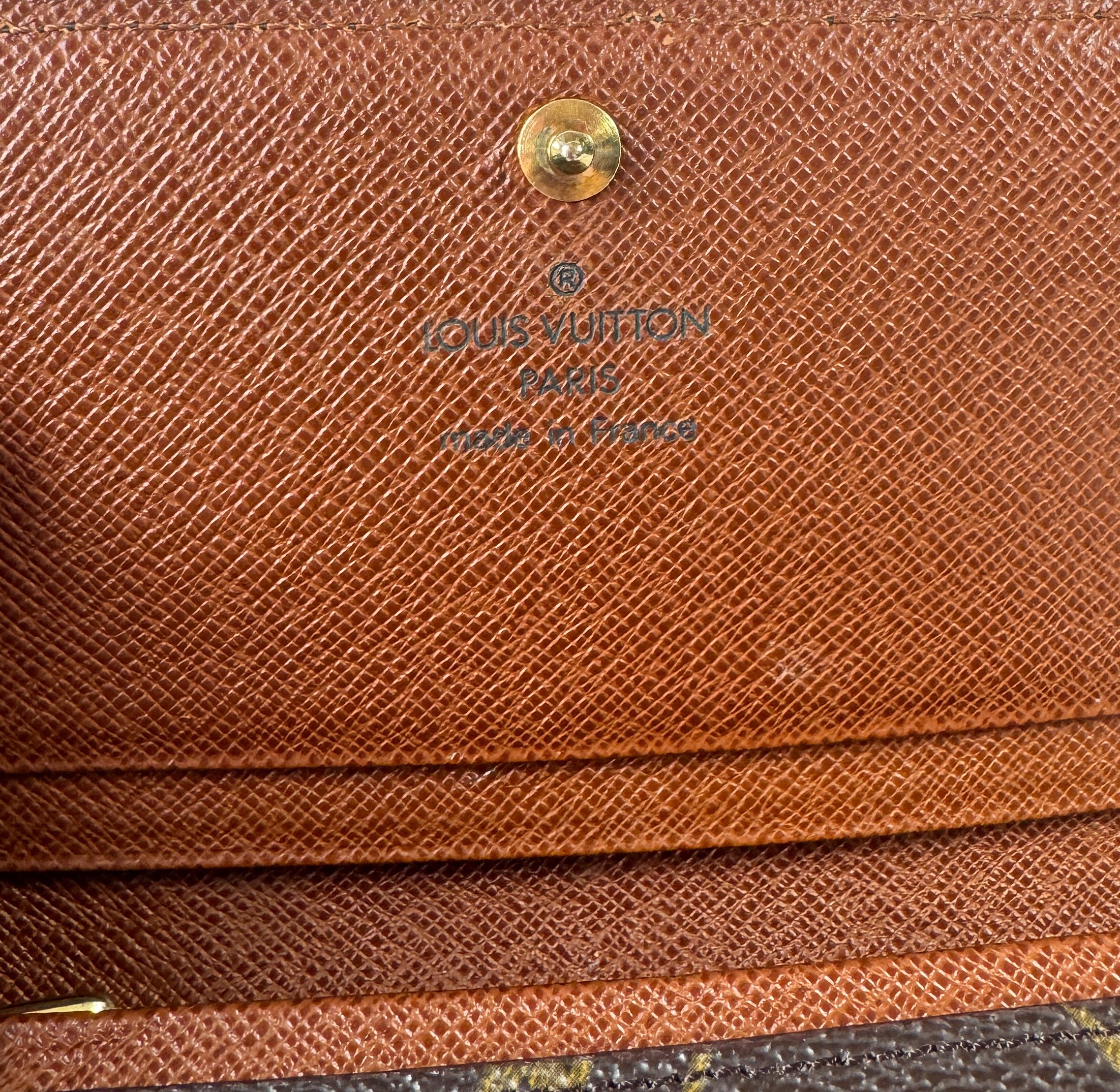 Louis Vuitton monogram porte Monnaie tresor wallet CT0082