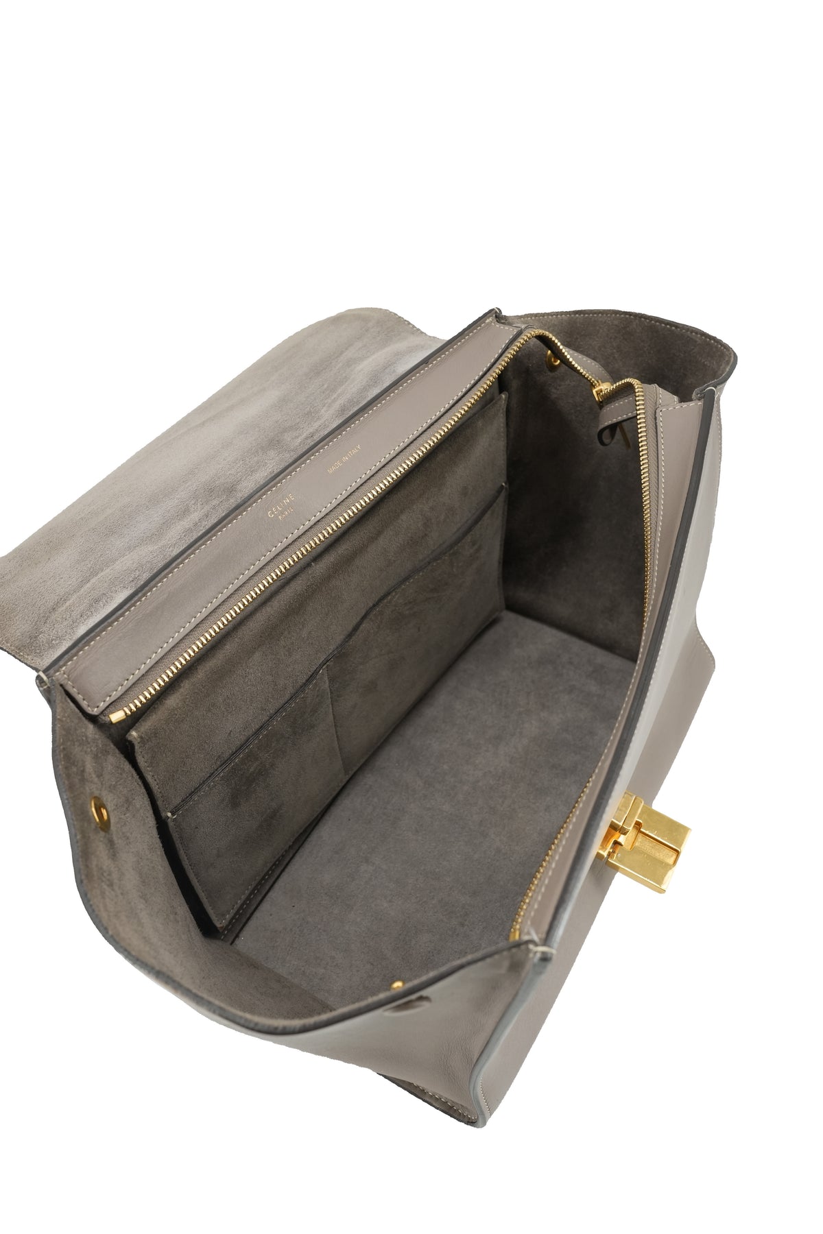 Celine gray taupe Trapeze 0134