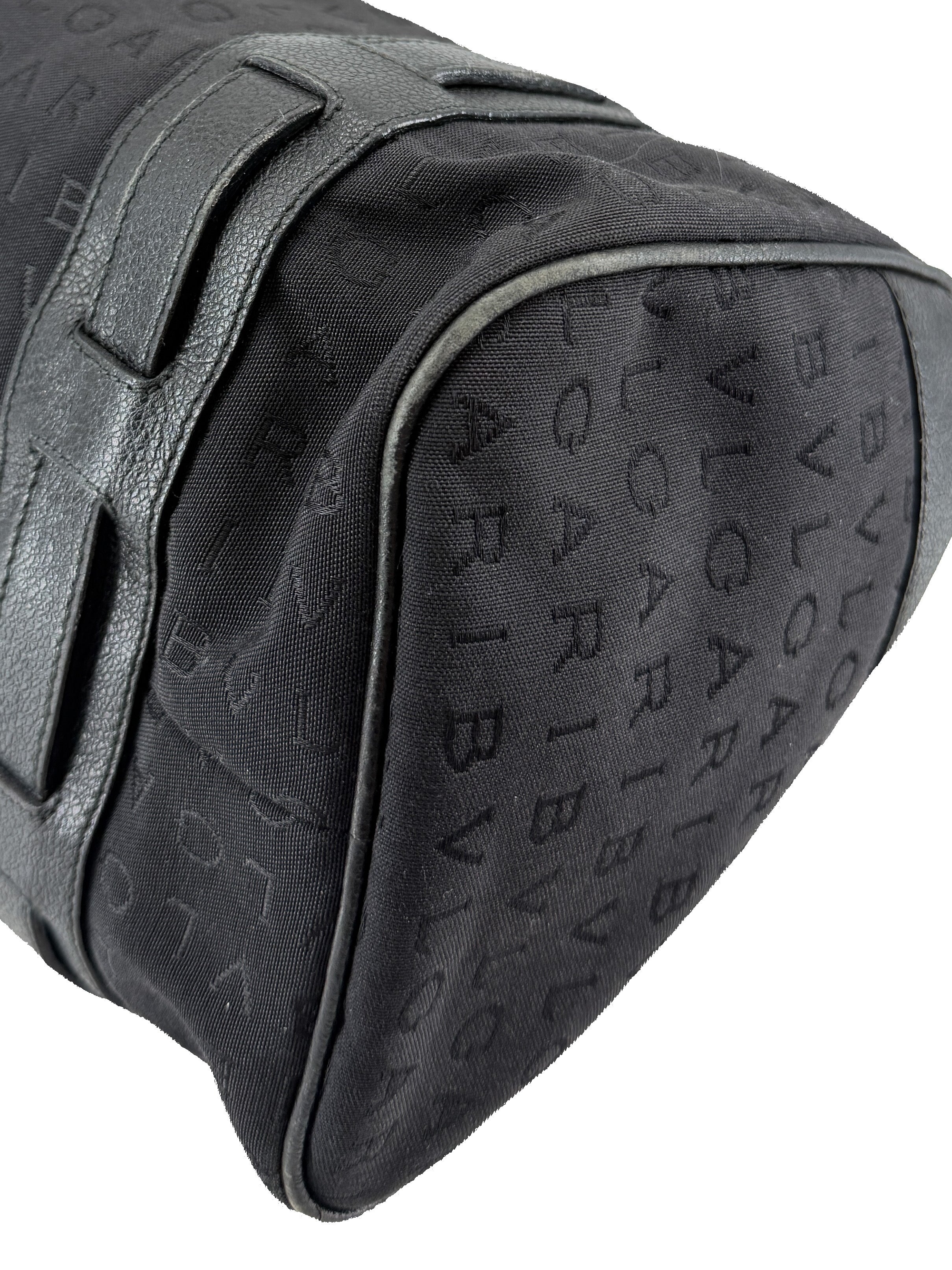 BVLGARI black logo mania satchel