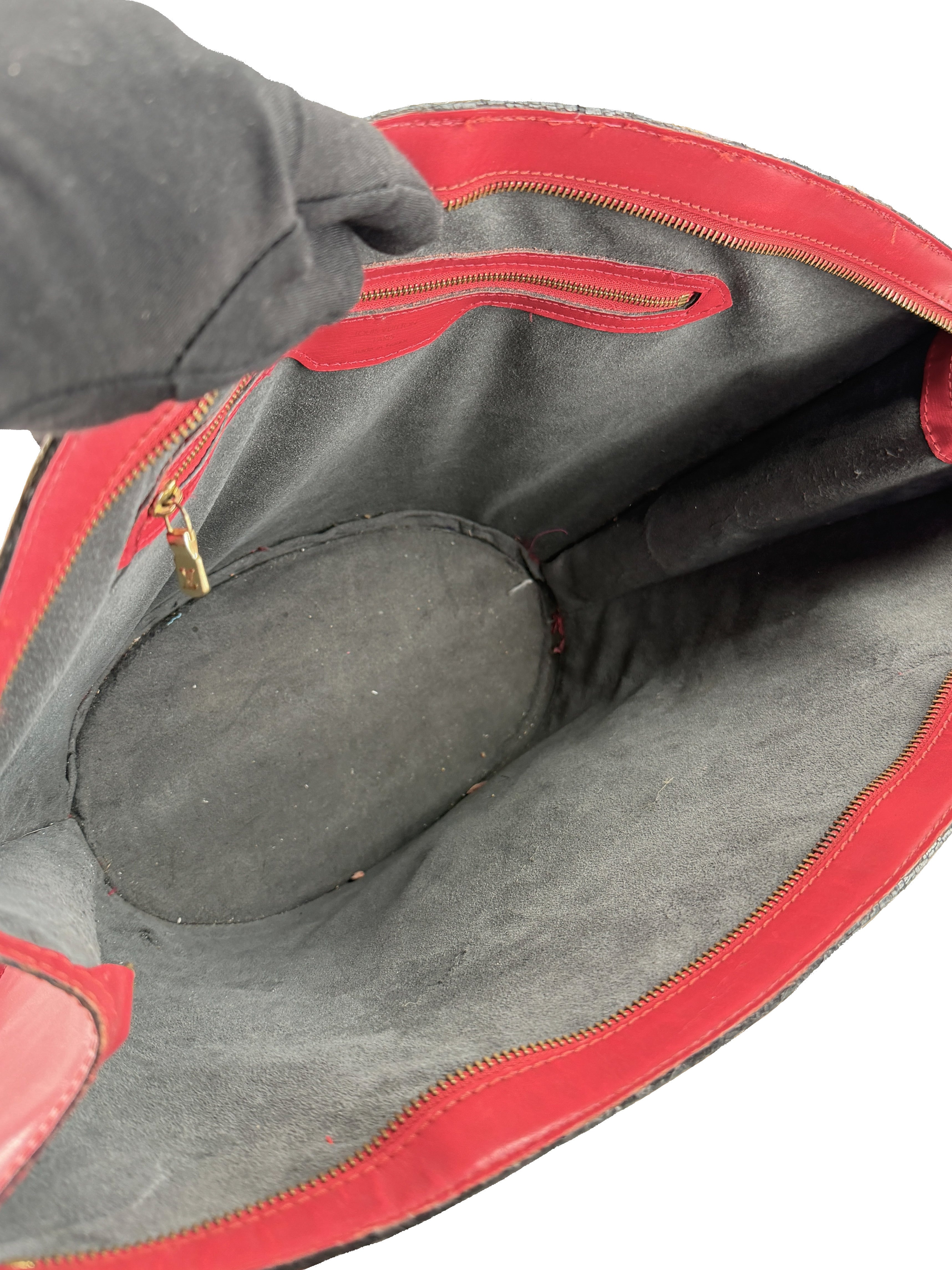 Louis Vuitton red Epi leather Saint Jacques A20954