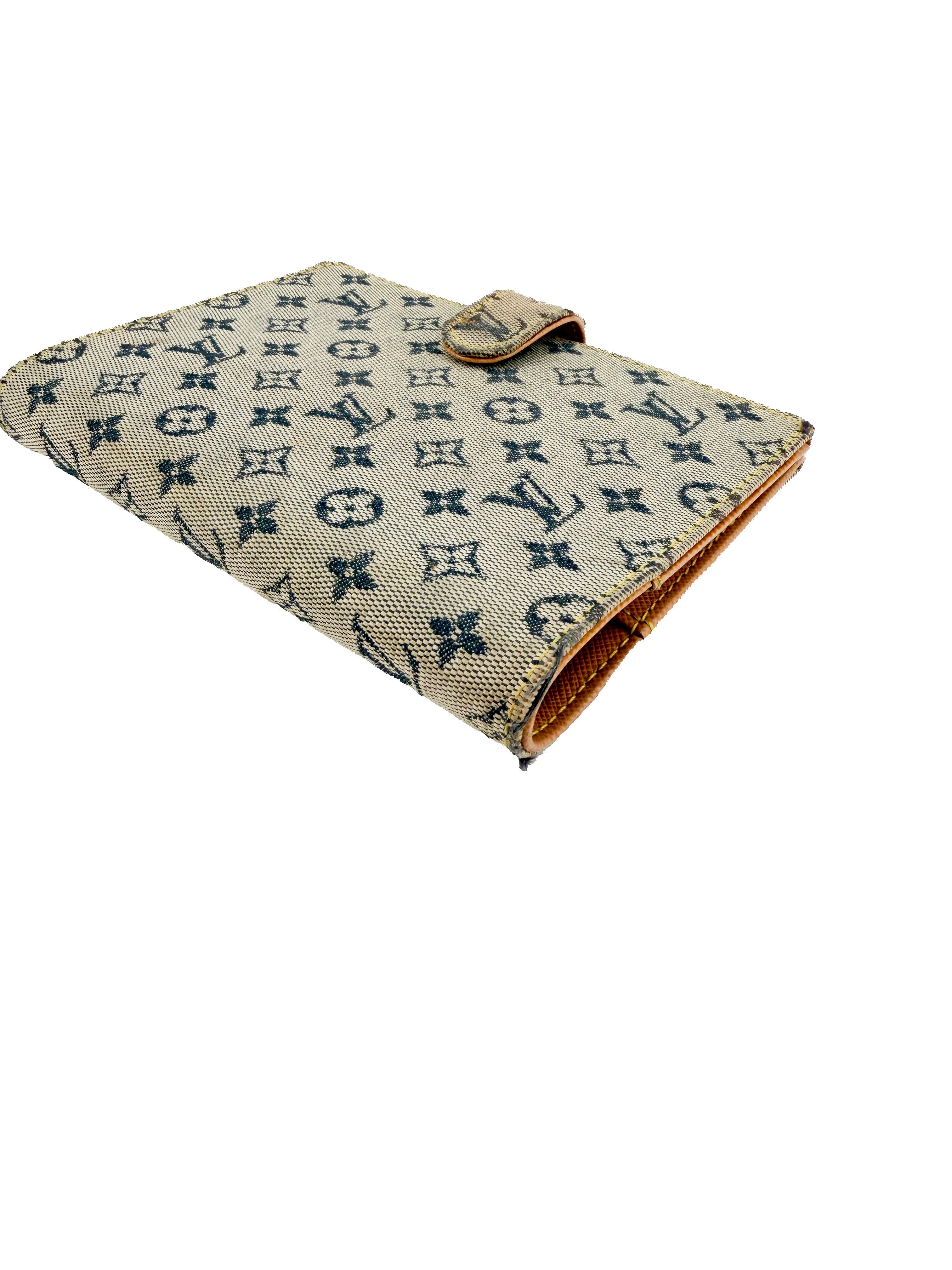 Louis Vuitton navy mini Lin agenda PM CA0090