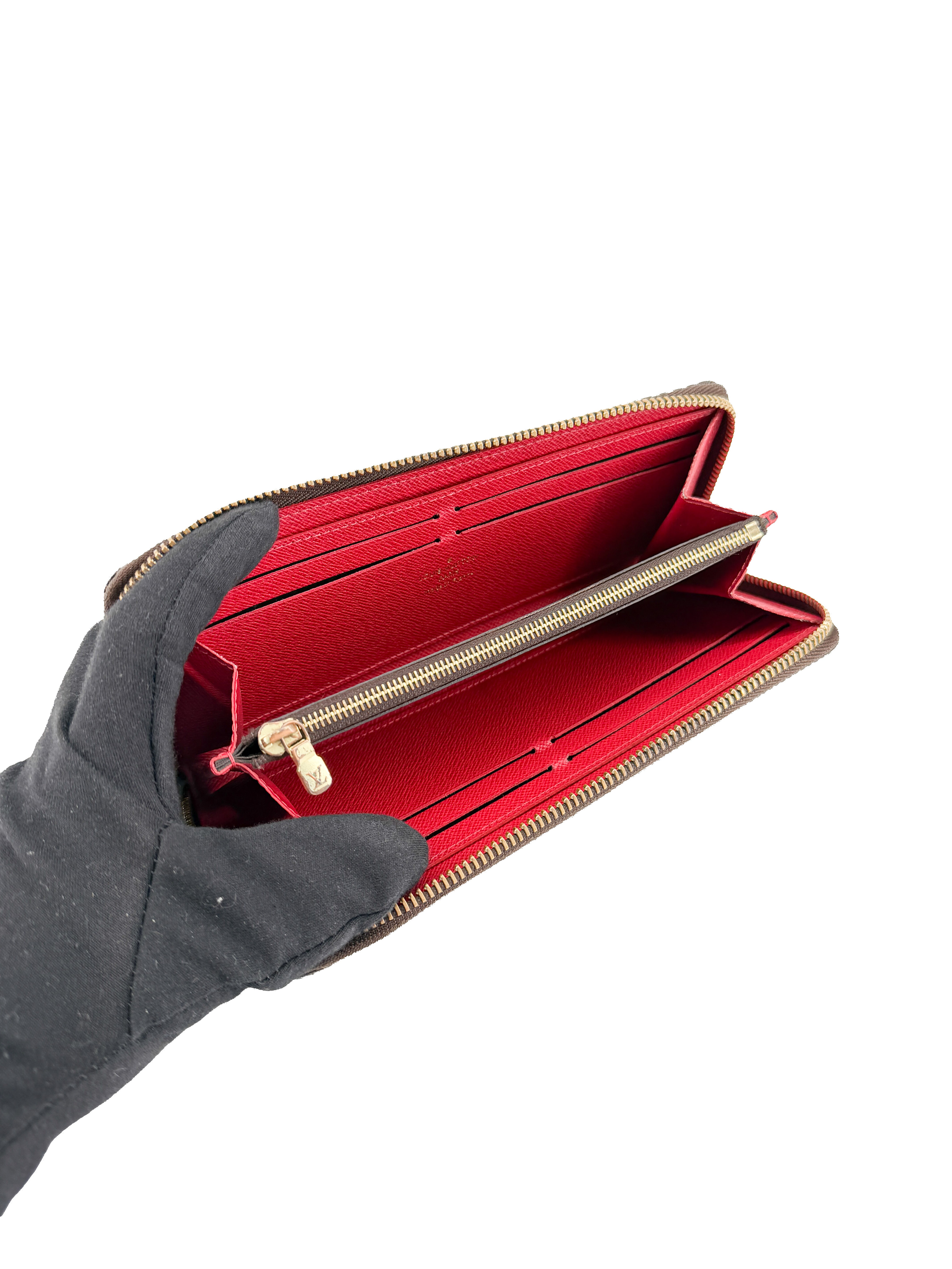 Louis Vuitton damier ebene Clemence wallet SF0281