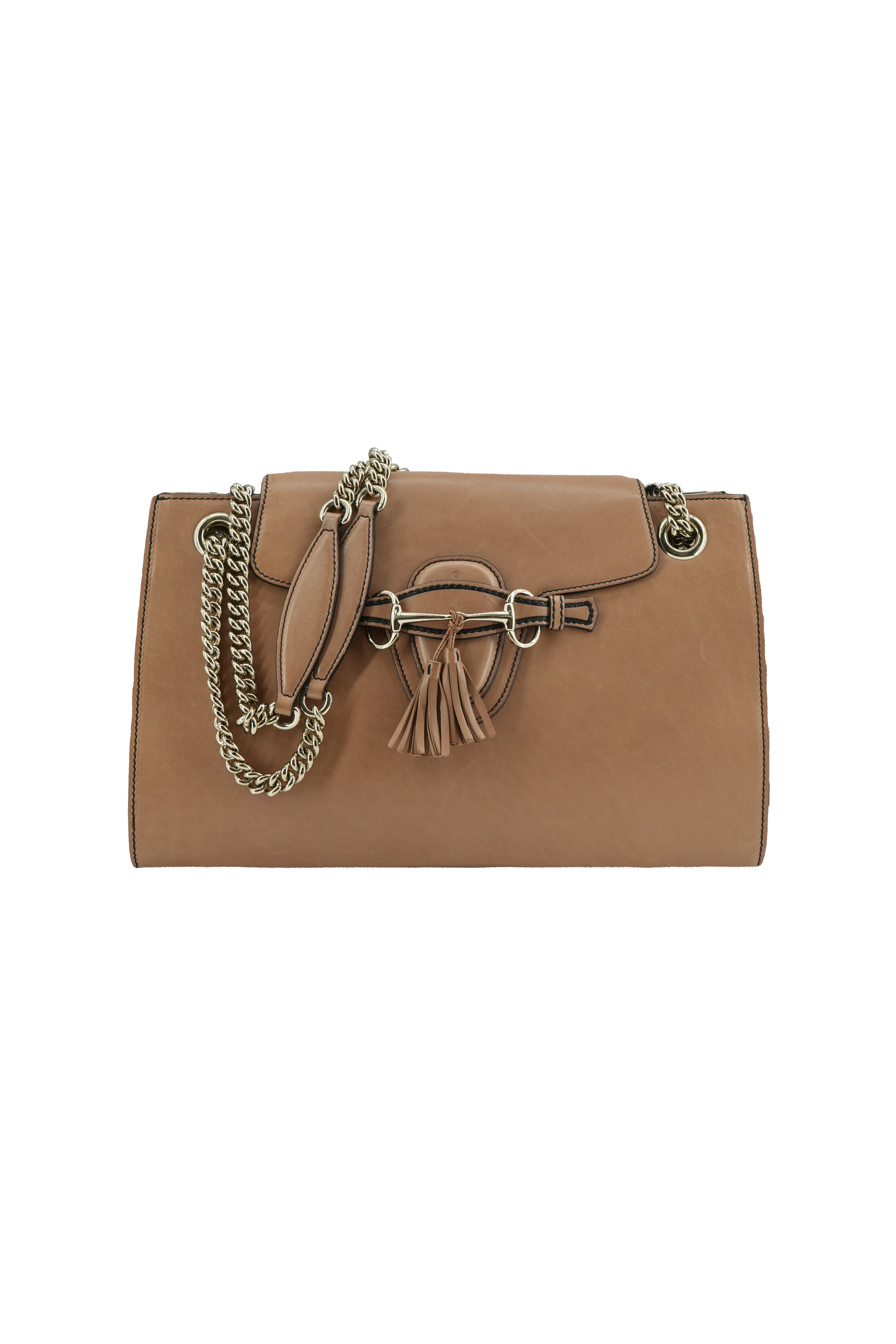 Gucci brown Emily chain flap bag 295403 527066